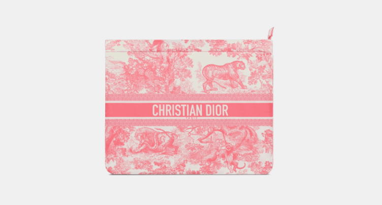Dior o1w1db10525 S5440O Size : OS / Zipped Pouch in Candy Pink Size ONE SIZE - 1 Thumbnail