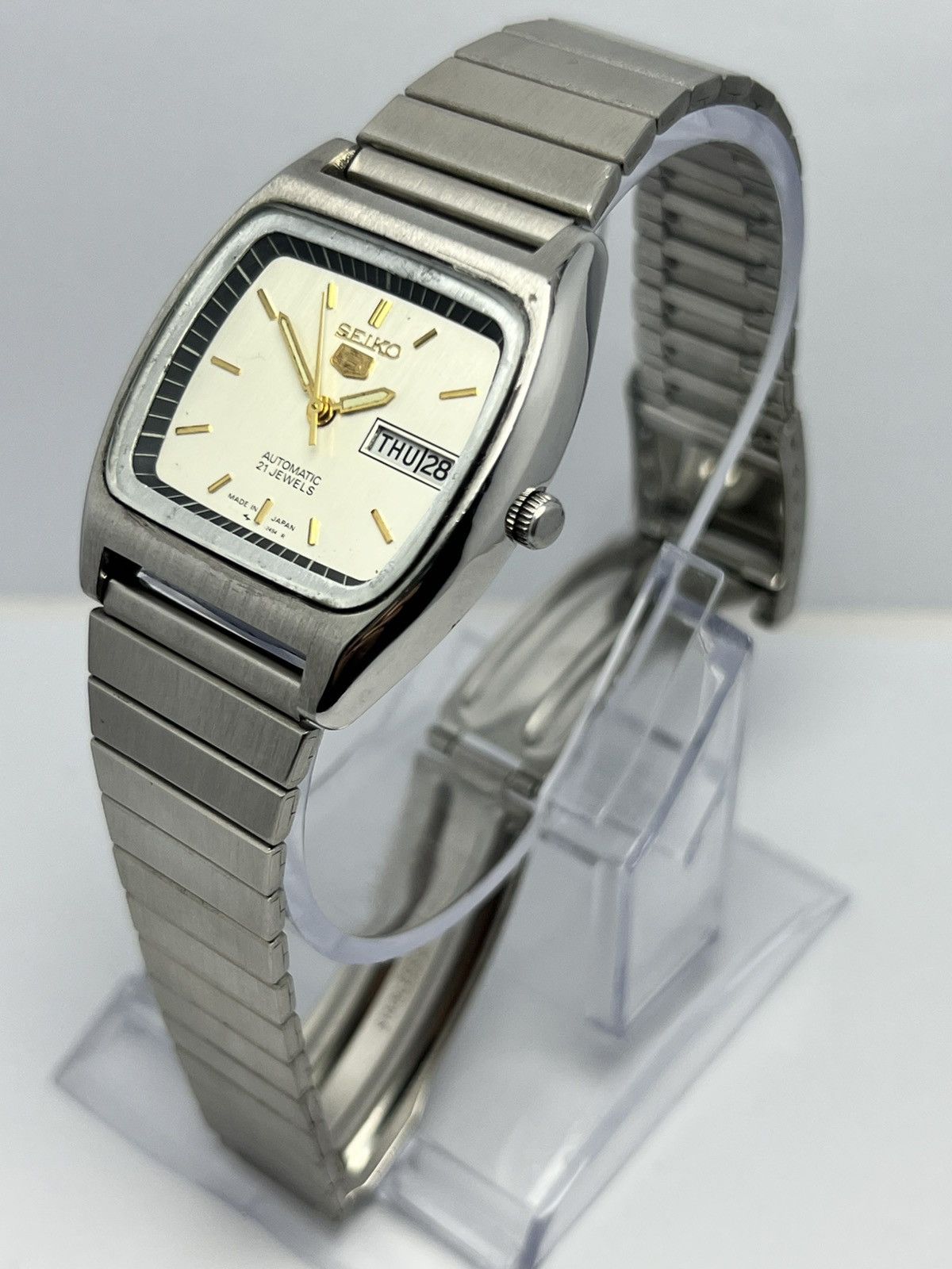 Seiko Seiko 5 Automatic 6309 Vintage 36mm Black Dial Watch Size 36 - 5 Thumbnail