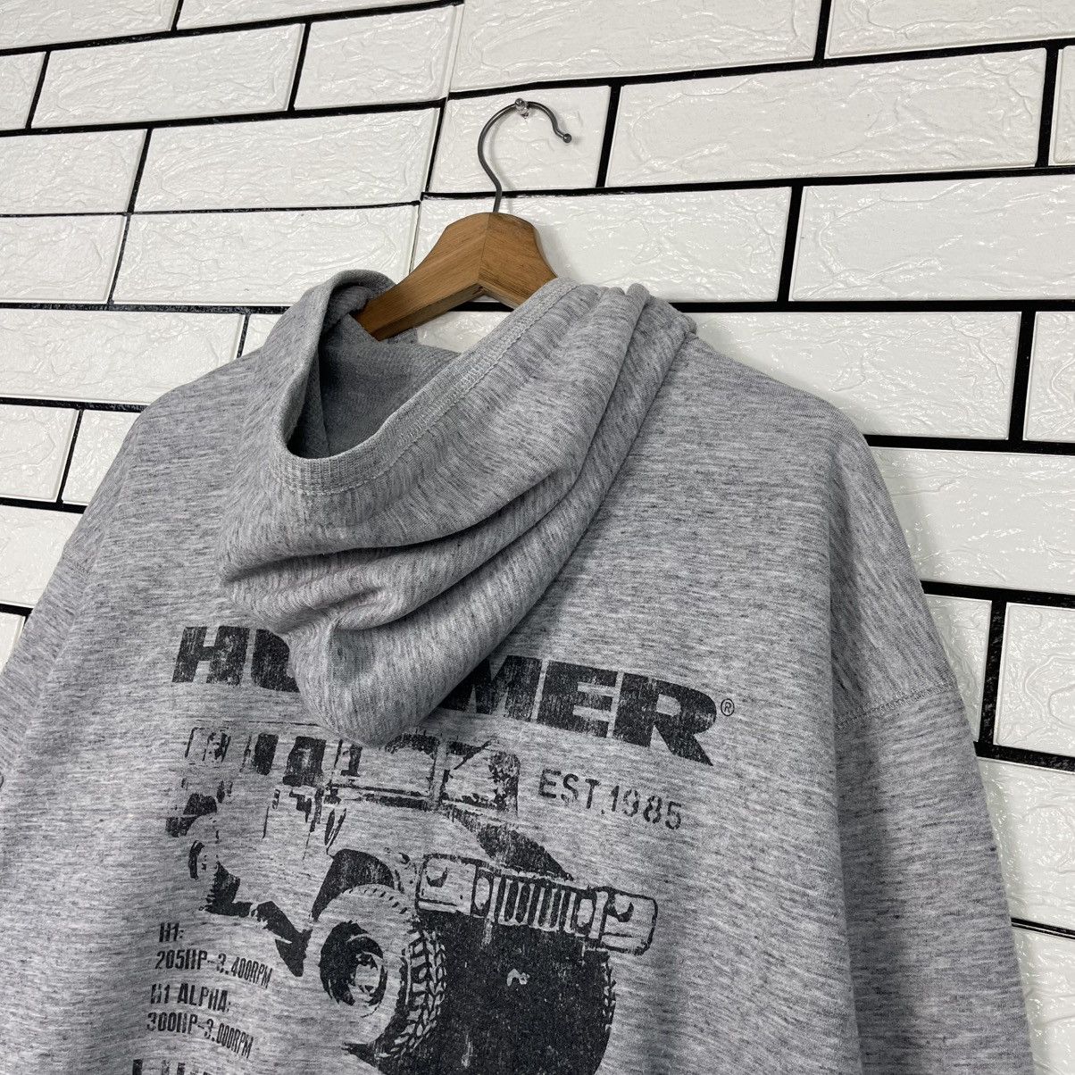 Japanese Brand Hummer Big Logo Pullover Hoodie Size US XL / EU 56 / 4 - 9 Thumbnail