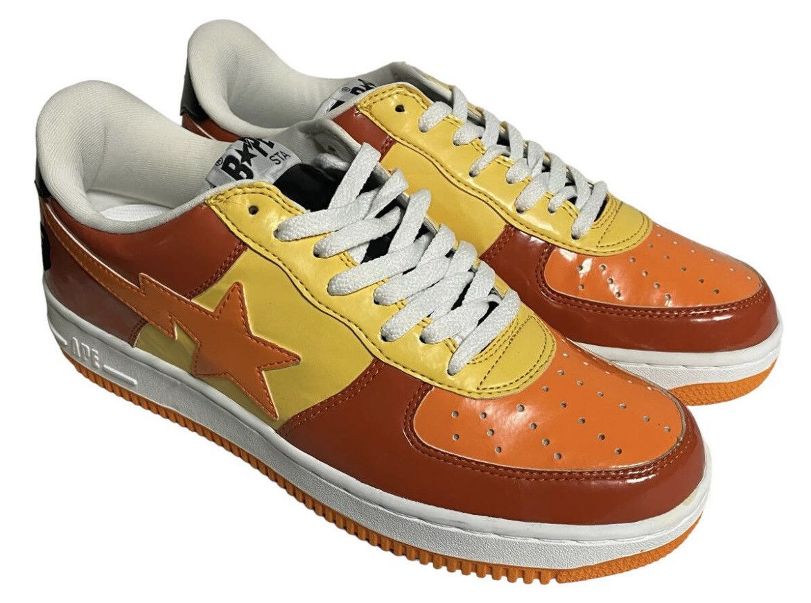 RARE OG 2005 A BATHING APE ORANGE BAPESTA