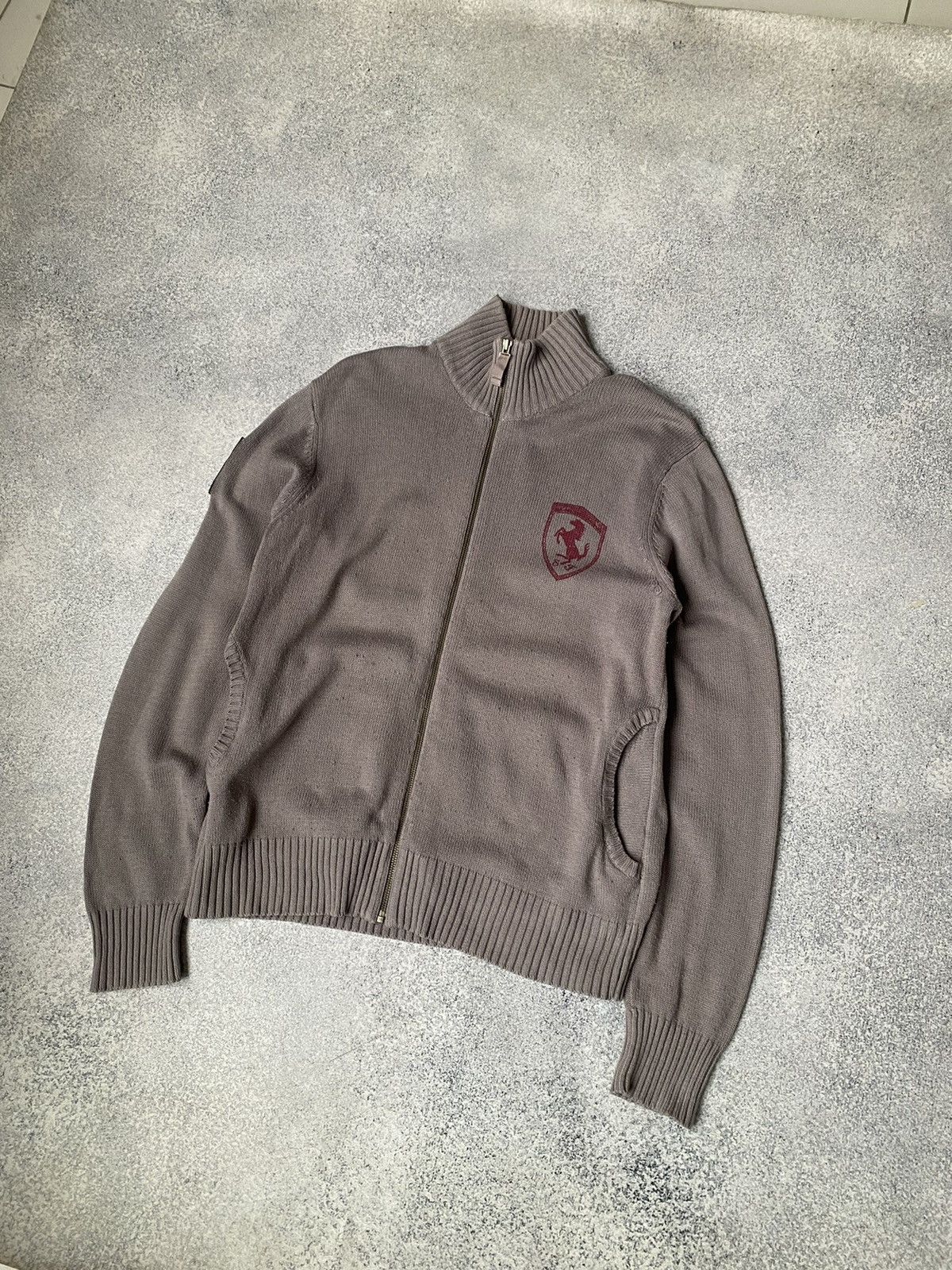 Ferrari × Vintage Vintage Puma Ferrari Racing Zip Sweater Size US M / EU 48-50 / 2 - 3 Thumbnail