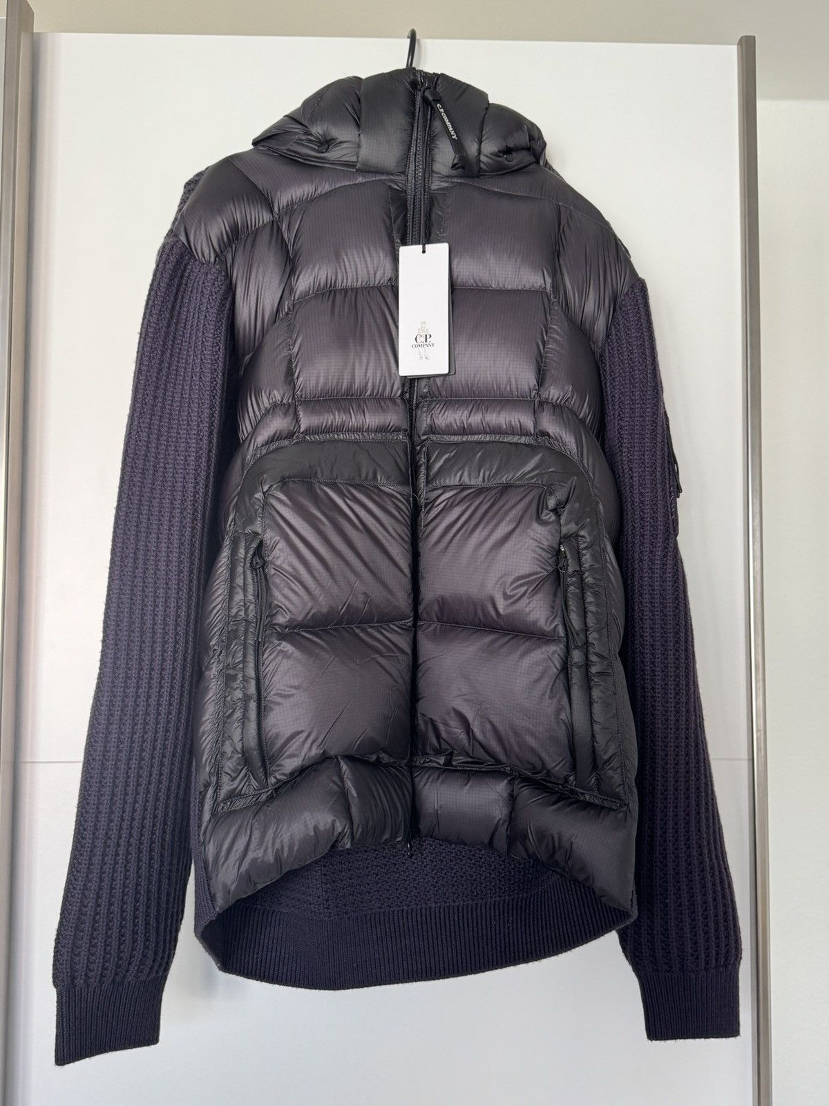 C.P. Company C.P Company Merino Wool DD Shell Knitwear Jacket Size US XL / EU 56 / 4 - 1 Thumbnail