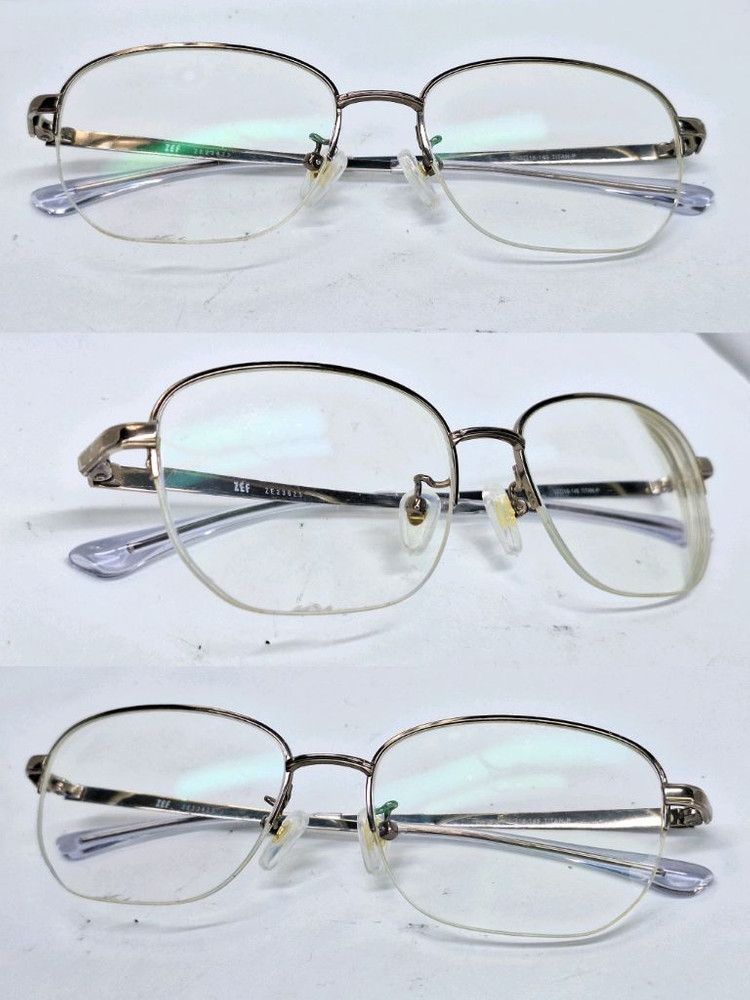 Other Charmant ZEF ZE23625 High-Purity Titanium Half-Rim Glasses Size ONE SIZE - 9 Thumbnail