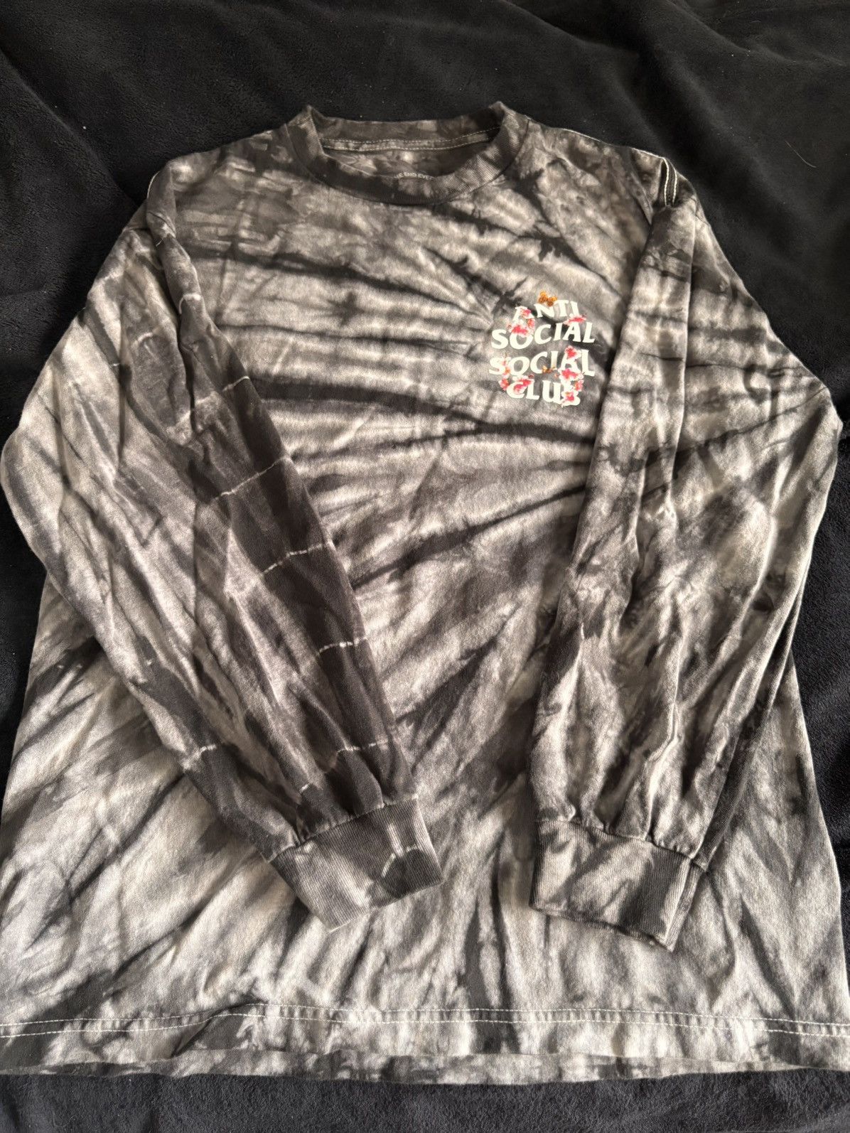 Anti Social Social Club ASSC Kkoch Wifi Tie Die Long-Sleeve Size US M / EU 48-50 / 2 - 1 Thumbnail