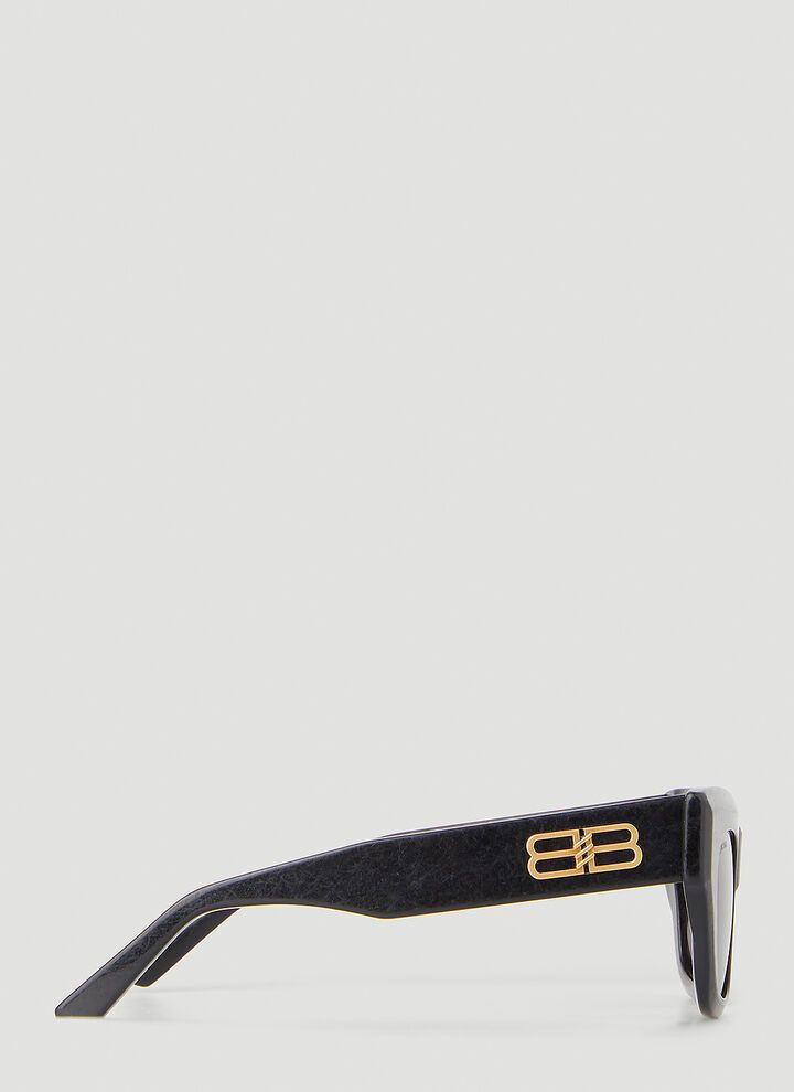 Balenciaga o1in1g1024 Size : OS / Rive Gauche D- Frame Sunglasses Black Size ONE SIZE - 3 Thumbnail