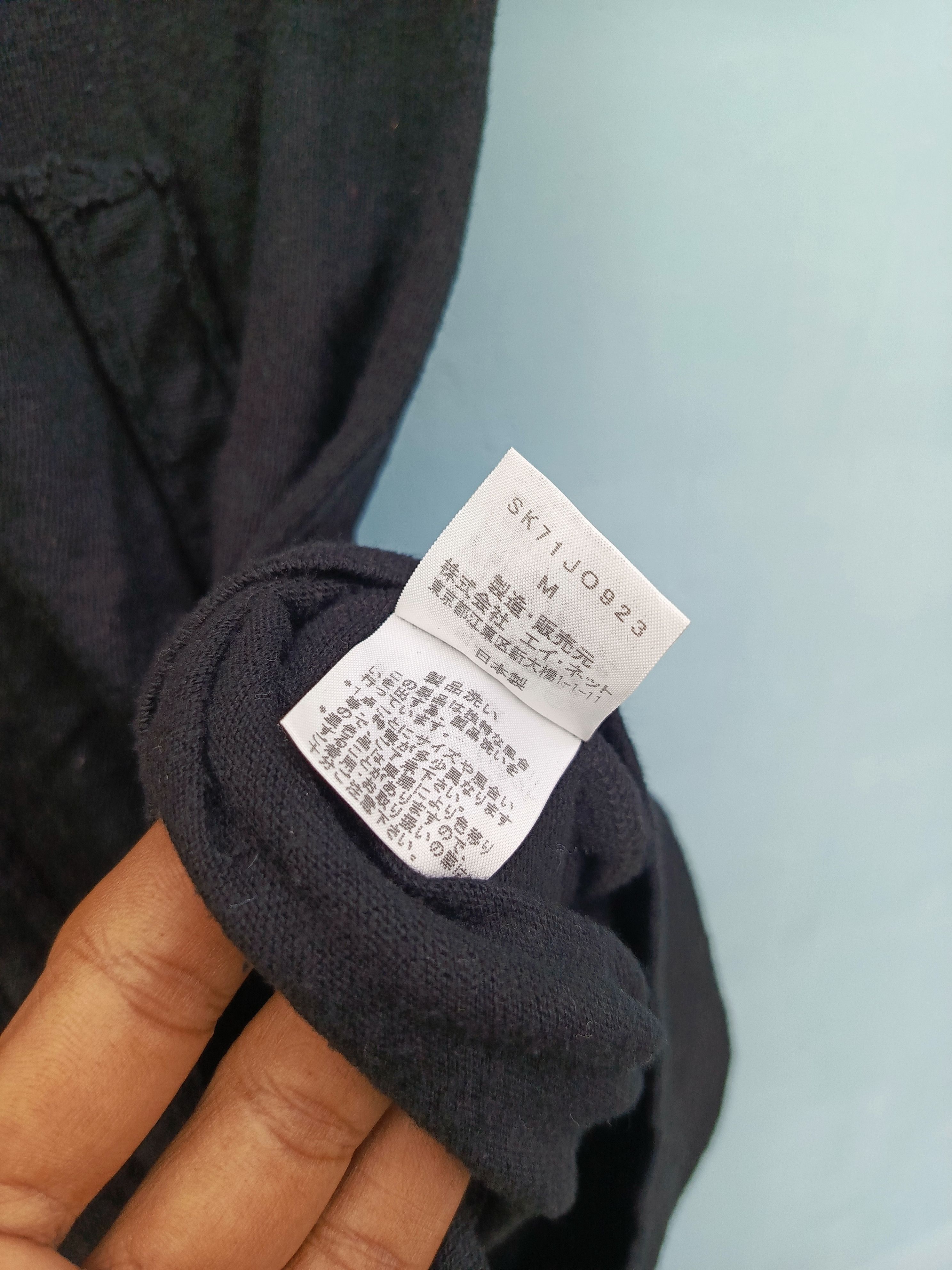 Sunao Kuwahara Sunao Kuwahara Black Hooded Top – Avant Garde Stylebrand Size M / US 6-8 / IT 42-44 - 7 Thumbnail