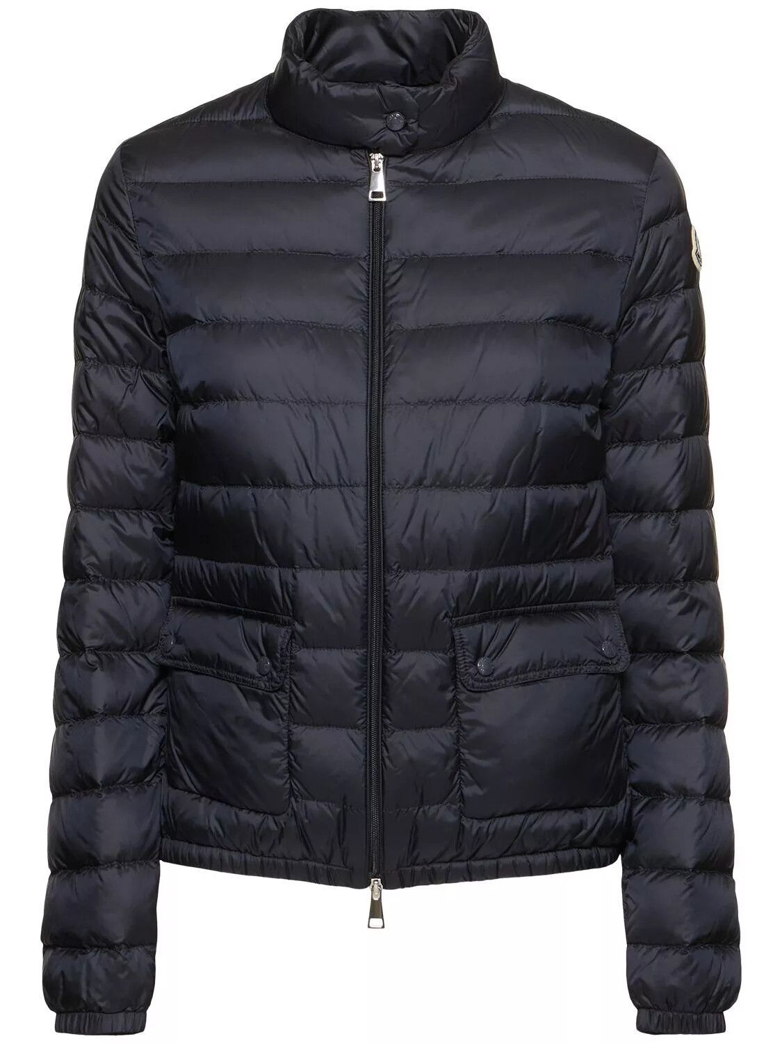MONCLER Lans $1220 Women's Midnight Blue Down Jacket New
