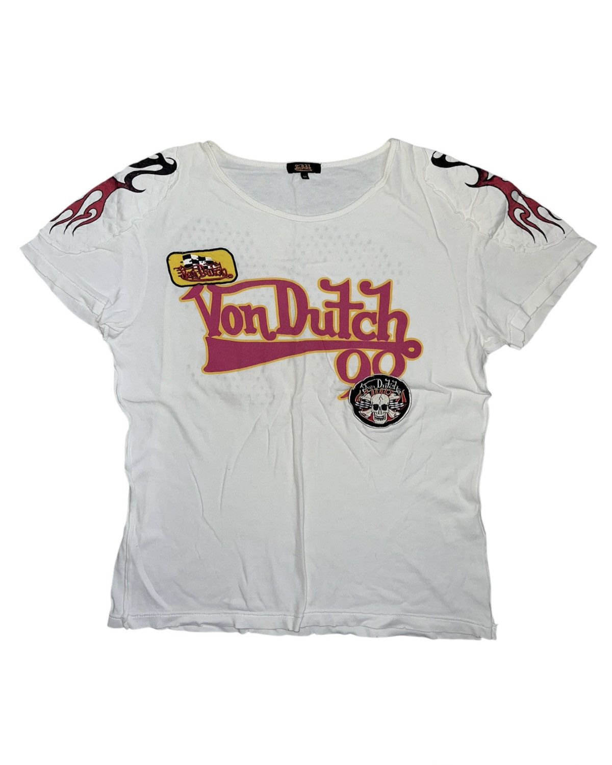 Von Dutch VonDutch flame skull tshirt ☠️ 🔥 Size US M / EU 48-50 / 2 - 1 Thumbnail