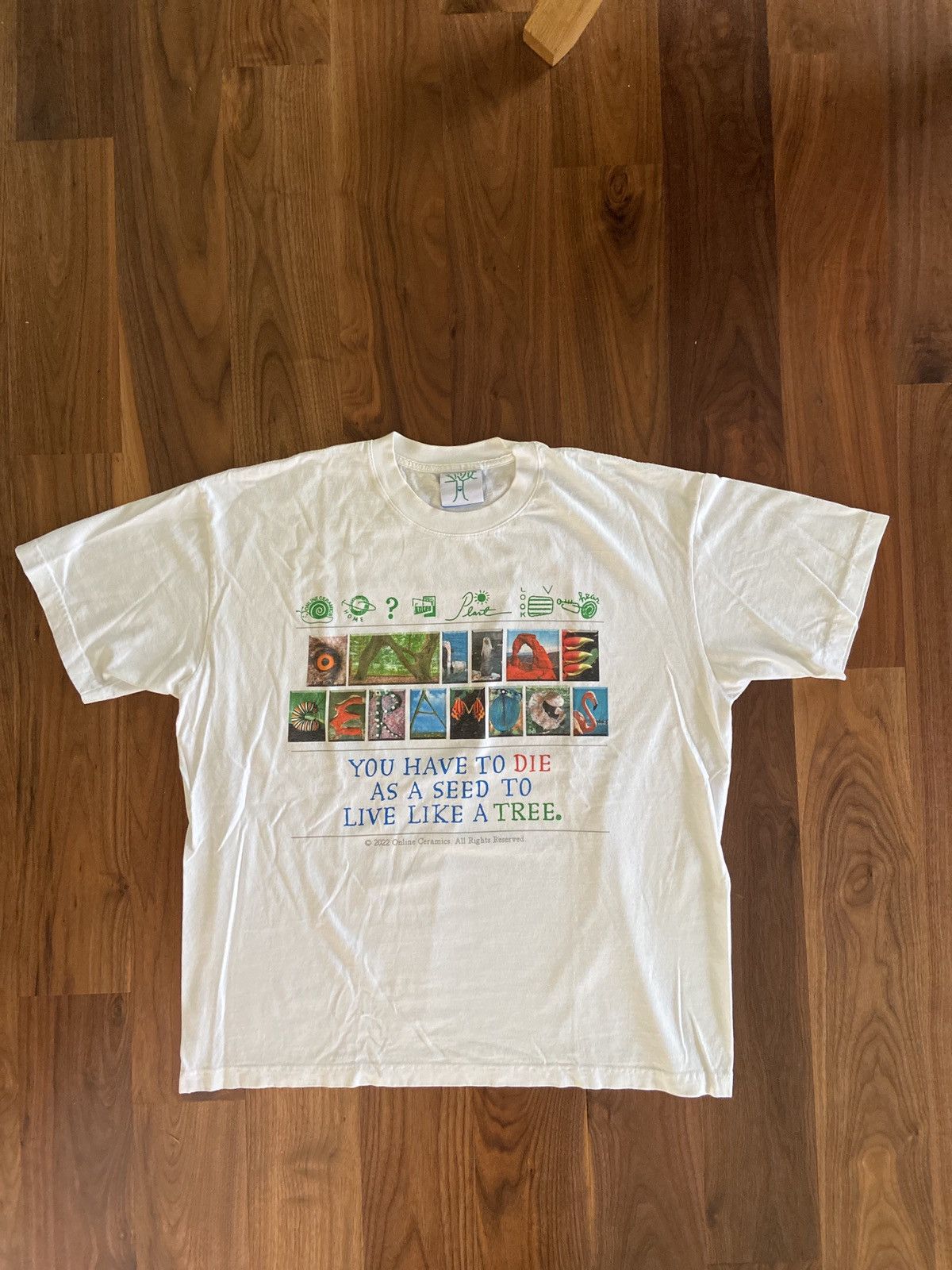 Online Ceramics Online Ceramics You Have To Die As A Seed Tshirt Size US XL / EU 56 / 4 - 1 Thumbnail