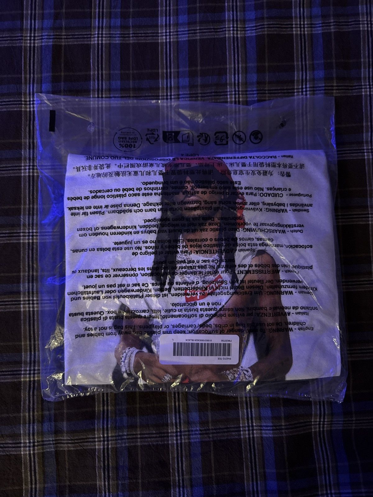 Supreme SUPREME x PLAYBOI CARTI TEE FW25 Size US L / EU 52-54 / 3 - 1 Thumbnail