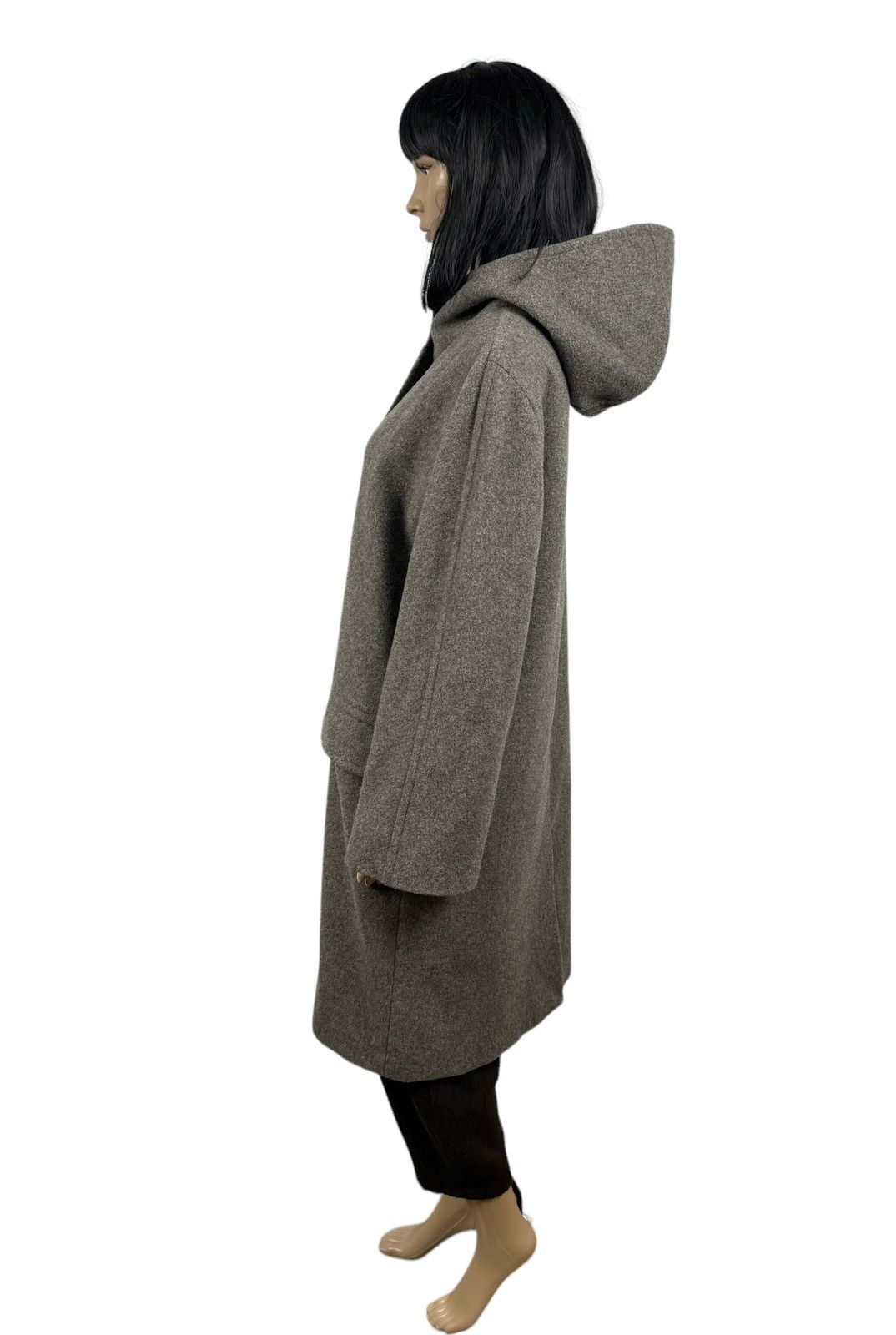 Weekend Max Mara Weekend Max Mara Lana Vergine Hooded Overcoat size US8 Size M / US 6-8 / IT 42-44 - 6 Thumbnail