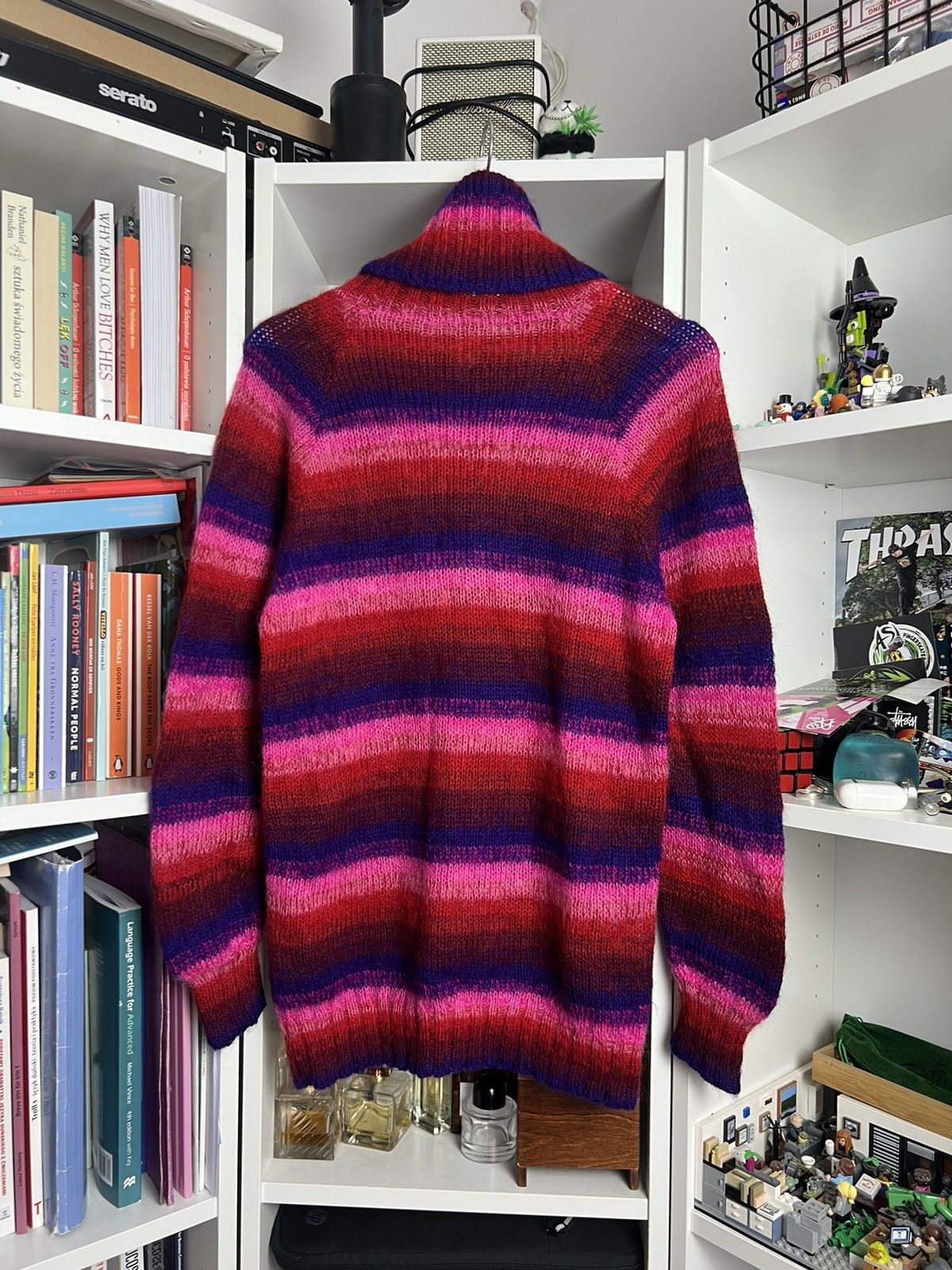 Japanese Brand × Kansai Yamamoto Vintage 90s Kansai Yamamoto wool & mohair sweater S archive Size S / US 4 / IT 40 - 2 Thumbnail