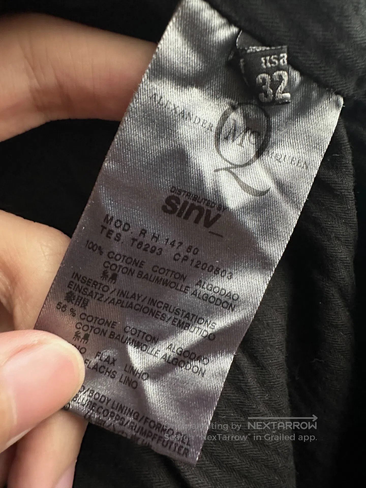 Alexander McQueen ALEXANDER MCQUEEN size46 I have damaged the patch-clamp jac Size US S / EU 44-46 / 1 - 9 Thumbnail