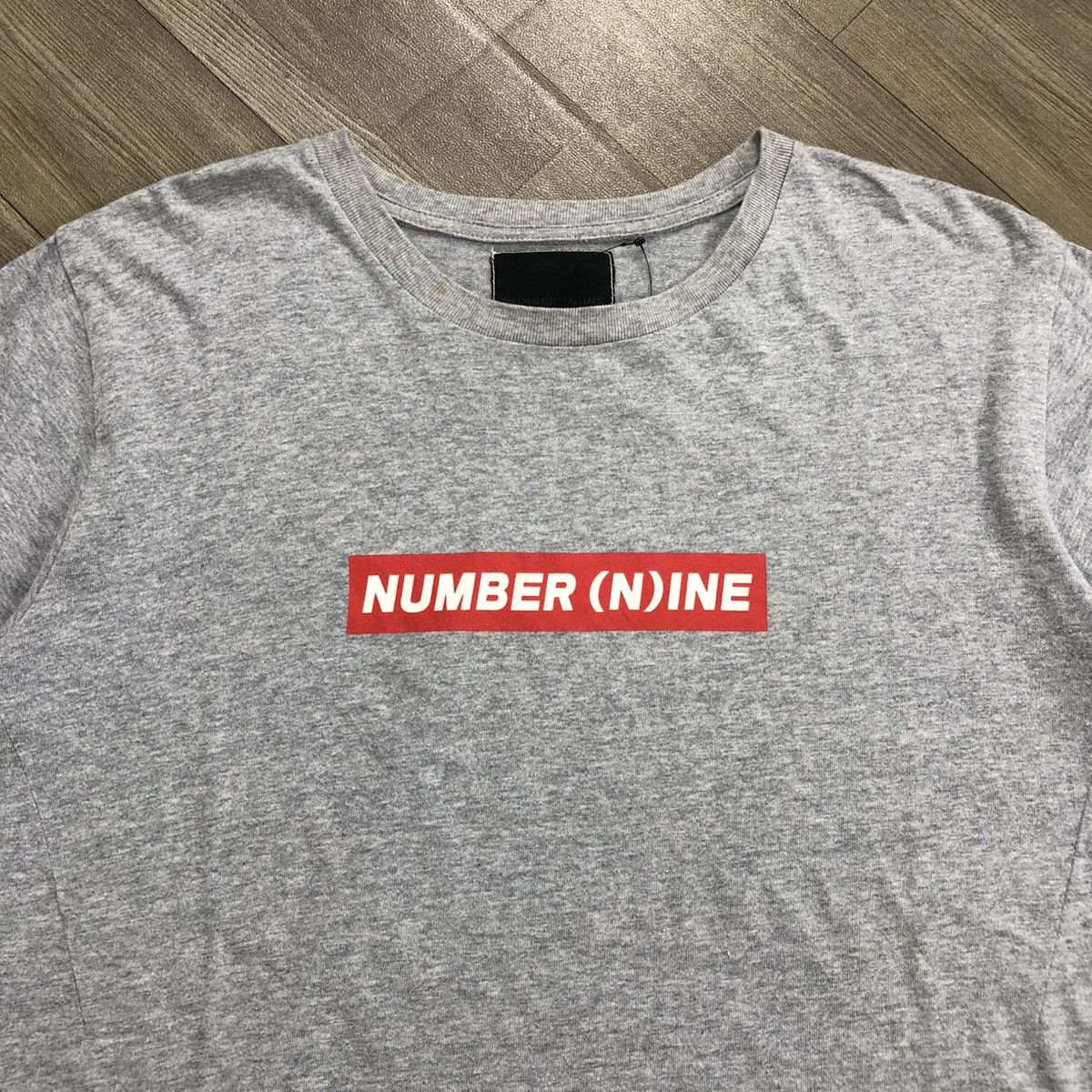 Japanese Brand × Number (N)ine × Takahiromiyashita The Soloist. Vintage Number (N)ine Spell Out Logo Box Tee Size US L / EU 52-54 / 3 - 2 Thumbnail