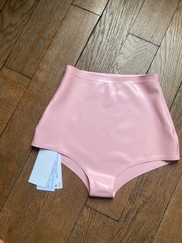 Maison Margiela 2023 Maison Margiela latex set top bottoms pink bustier Size S / US 4 / IT 40 - 7 Thumbnail