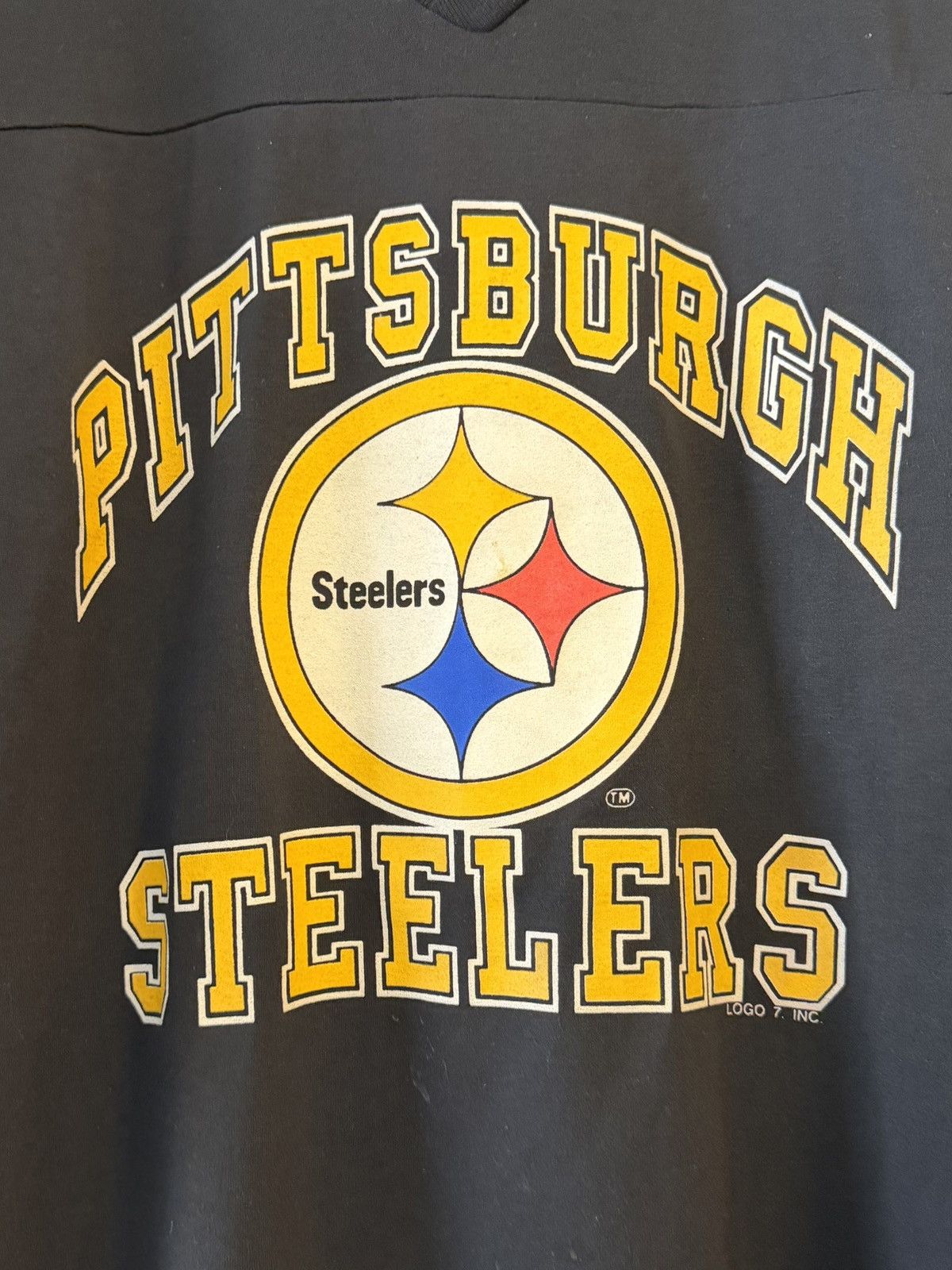 Logo 7 vtg 90s pittsburgh steelers jersey style t shirt large Size US L / EU 52-54 / 3 - 6 Thumbnail