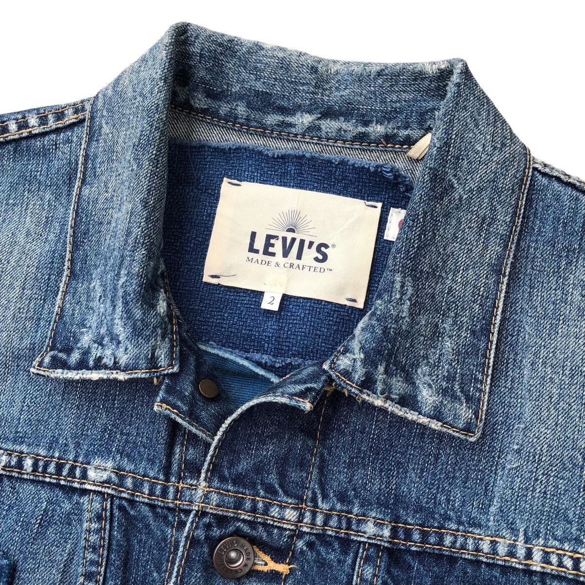 Levi's Made & Crafted Levis Made & Crafted Type IV Trucker Boro Made In Japan 🇯🇵 Size US M / EU 48-50 / 2 - 18 Thumbnail