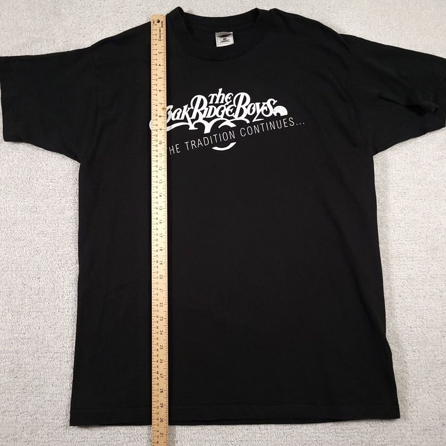 Fruit Of The Loom Vintage Oak Ridge Boys Shirt Mens Xl Black Graphic T Made in USA Size US XL / EU 56 / 4 - 6 Thumbnail
