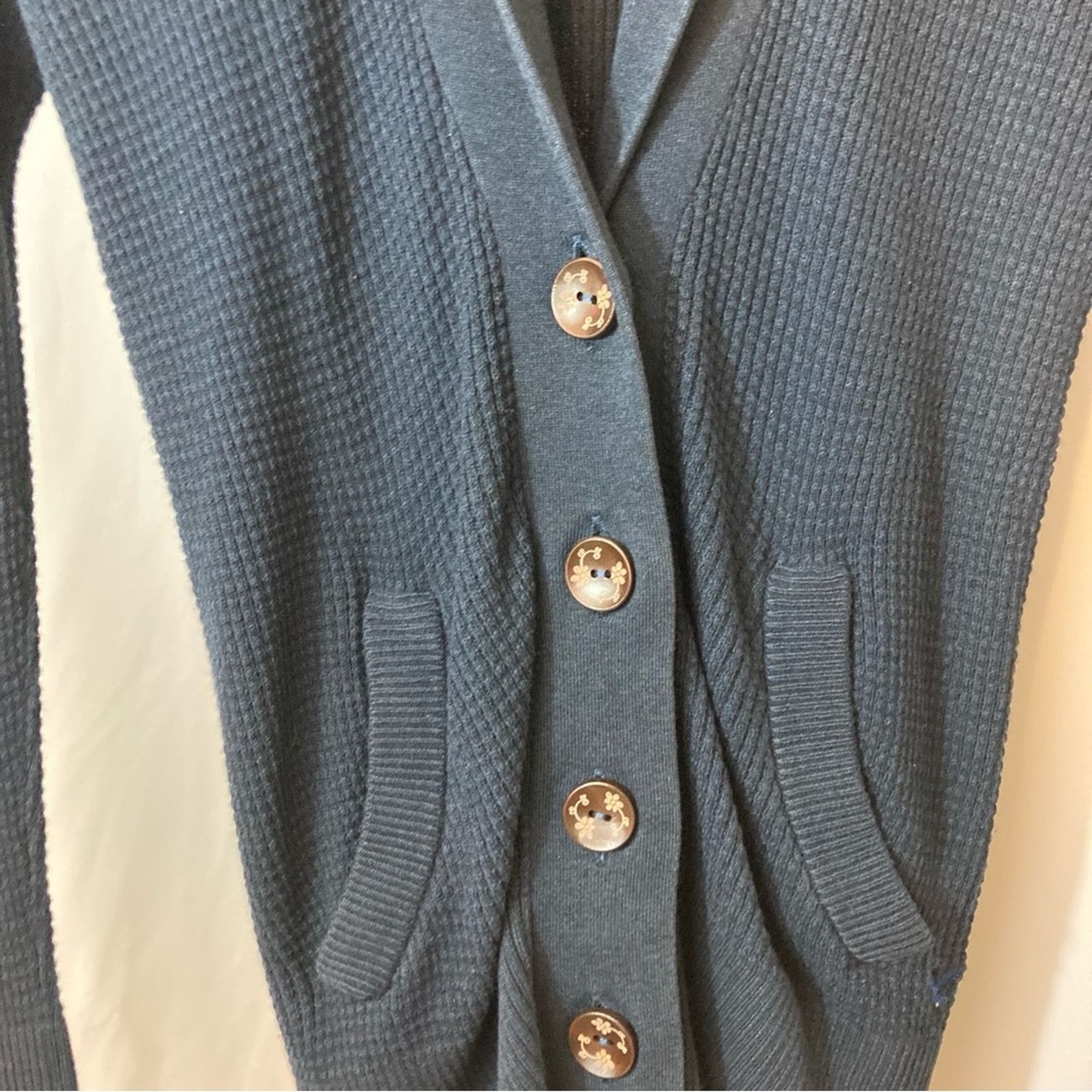American Eagle Outfitters American Eagle Outfitters AEO Waffle Knit Cardigan Sweater Size S / US 4 / IT 40 - 7 Thumbnail