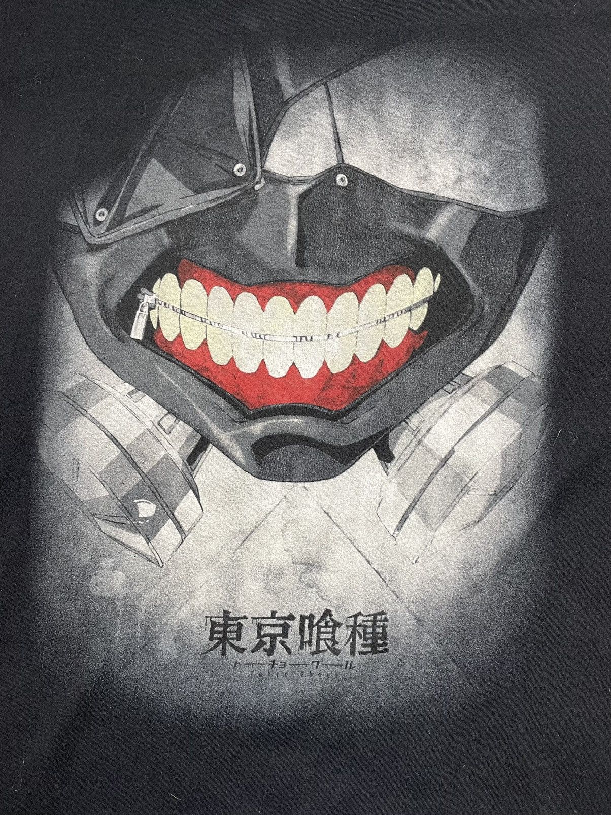 Anime Vintage Y2K Tokyo Ghoul Amazing Kaneki Mask T Shirt 74 Size US XL / EU 56 / 4 - 2 Thumbnail