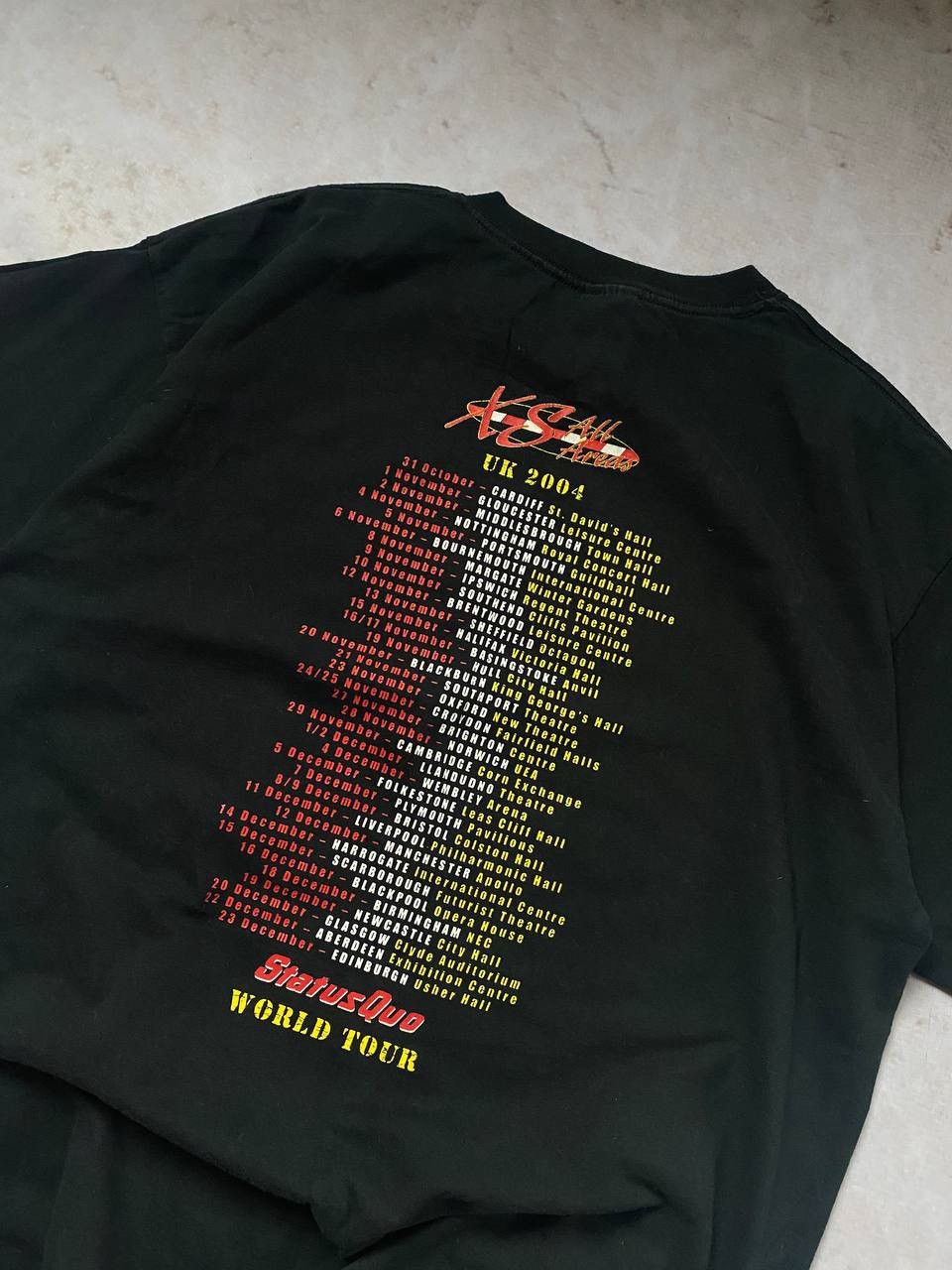 Band Tees × Vintage Vintage 00s Status Quo Ultra Cotton Y2K Tour Band Tee Size US XL / EU 56 / 4 - 3 Thumbnail