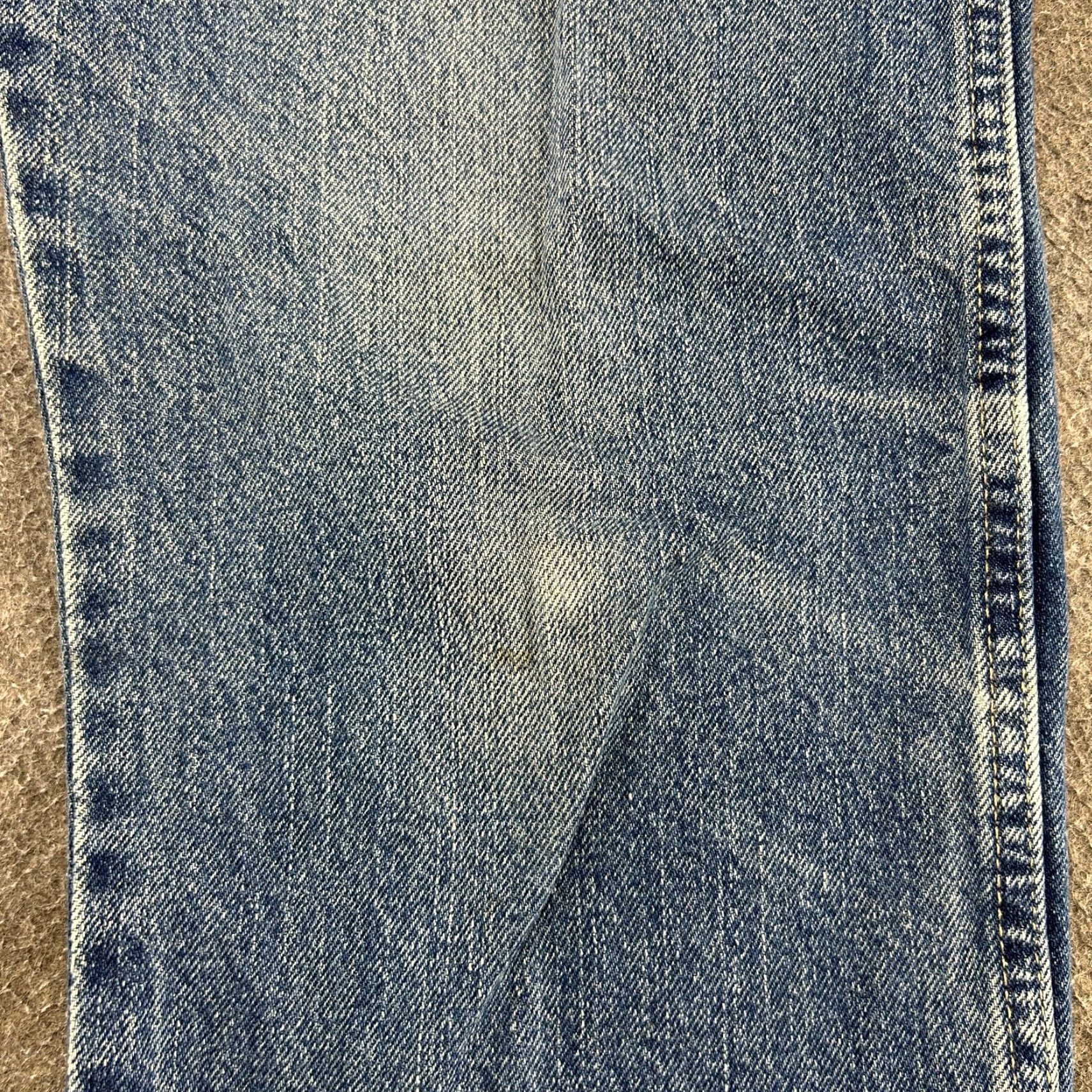 Dickies Dickies Jeans Mens 36x32 Blue Carpenter Relaxed Straight Medium Wash Distressed Jeans Mens 90s Vintage No N/A Size US 36 / EU 52 - 4 Thumbnail