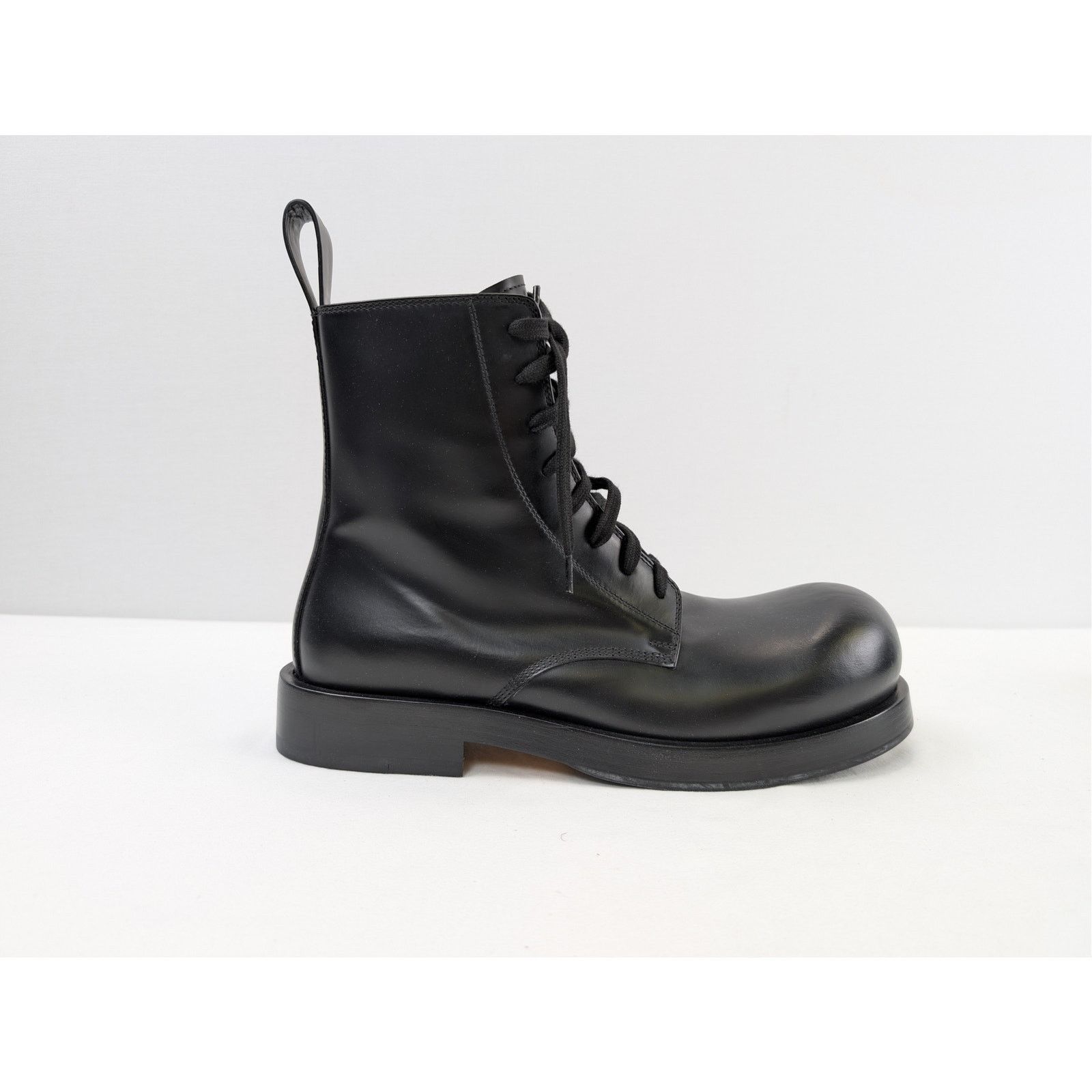 Bottega Veneta o1rshd1 Tokyo Brush Calf Rubber Ankle Boots in Black Size US 13 / EU 46 - 4 Thumbnail