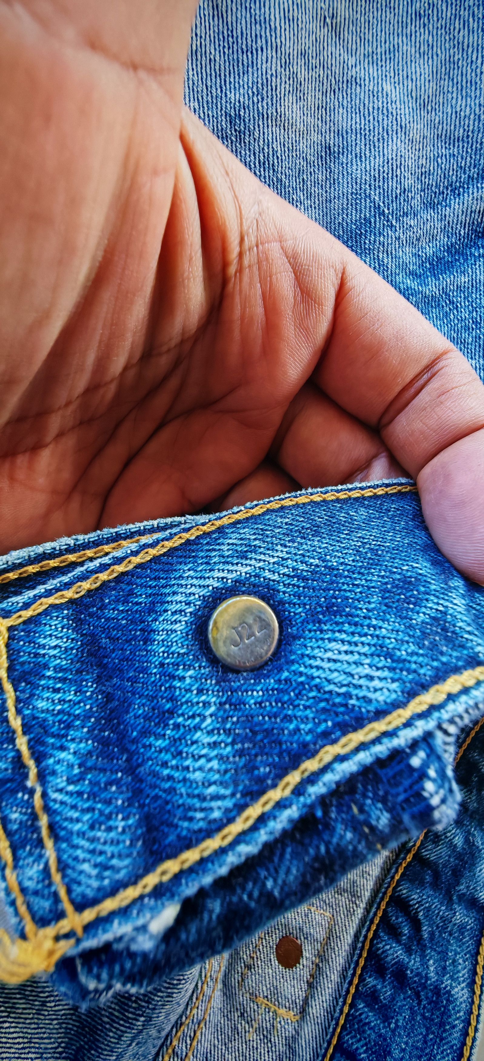 Levi's Vintage Clothing Levis 502 made in Japan selvedge distressed jeans Size US 30 / EU 46 - 11 Thumbnail