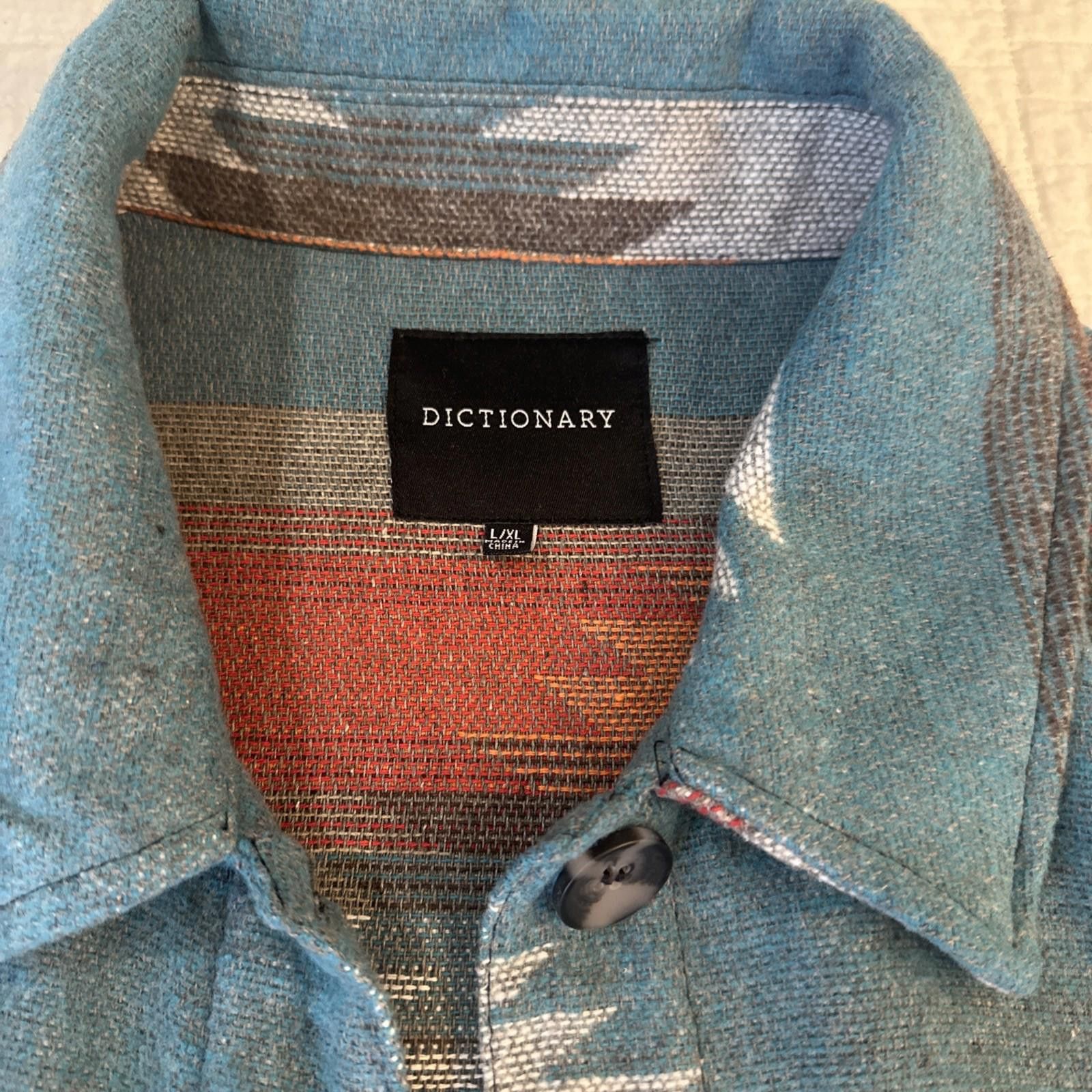 Other Womens Shacket L Aztec Jacket Southwestern Western Overshirt Size L / US 10 / IT 46 - 2 Thumbnail
