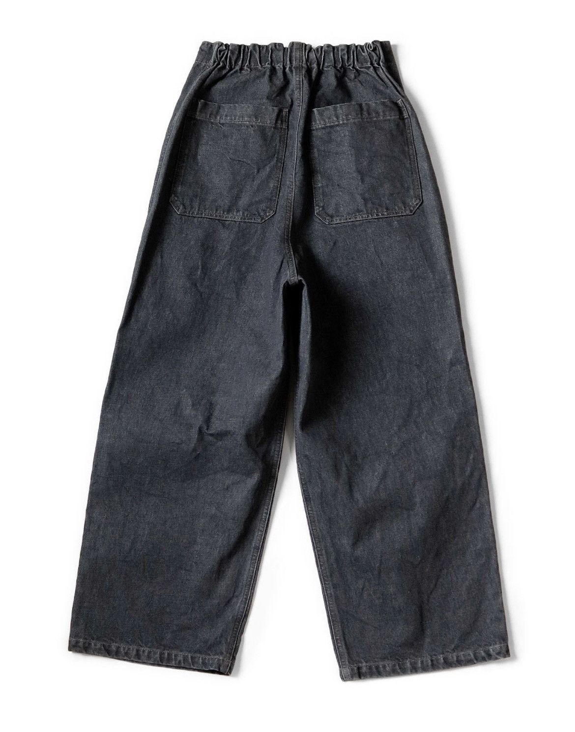Kapital Kapital 14oz black denim double knee baggy pants size 4 Size US 36 / EU 52 - 2 Thumbnail