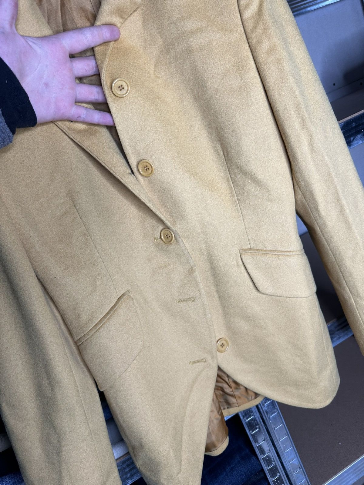 Etro ETRO Milano Women's Yellow Wool Blazer Jacket Size IT 42 Size M / US 6-8 / IT 42-44 - 4 Thumbnail
