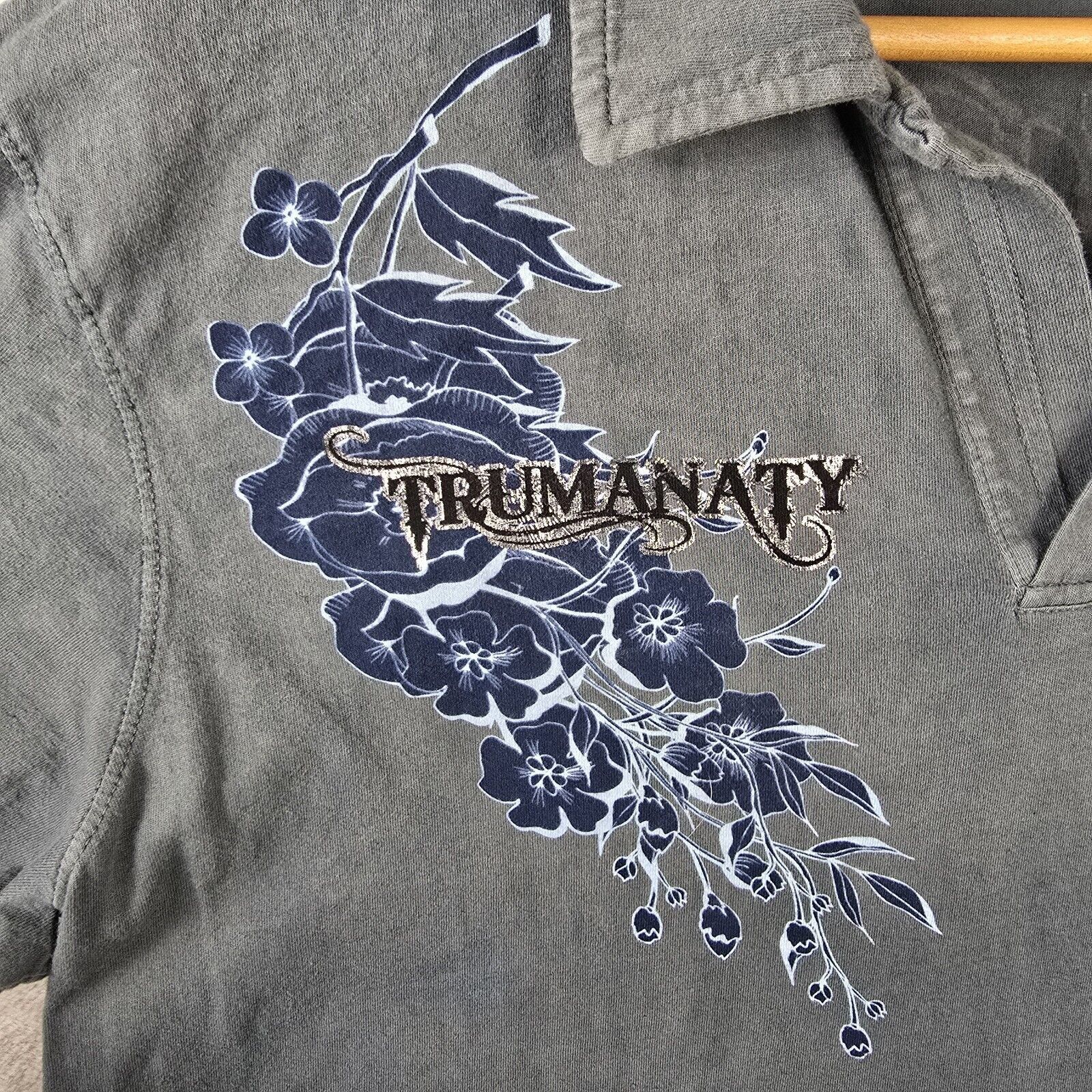 Other Trumanaty Polo Johnny Collar Shirt XXL Axe Affliction Style Size US XXL / EU 58 / 5 - 4 Thumbnail