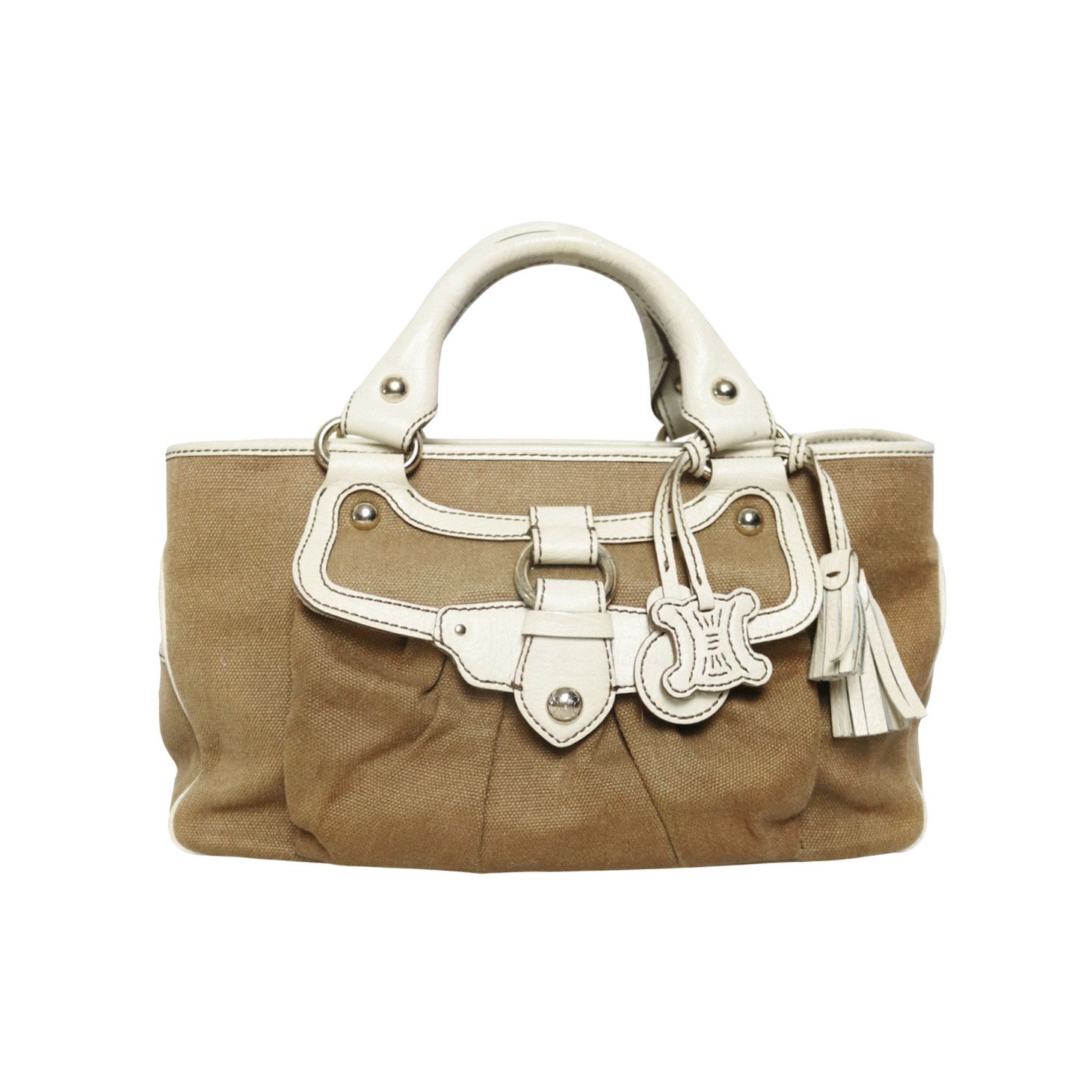 Celine Celine leather trim canvas Boogie bag Size ONE SIZE - 1 Thumbnail