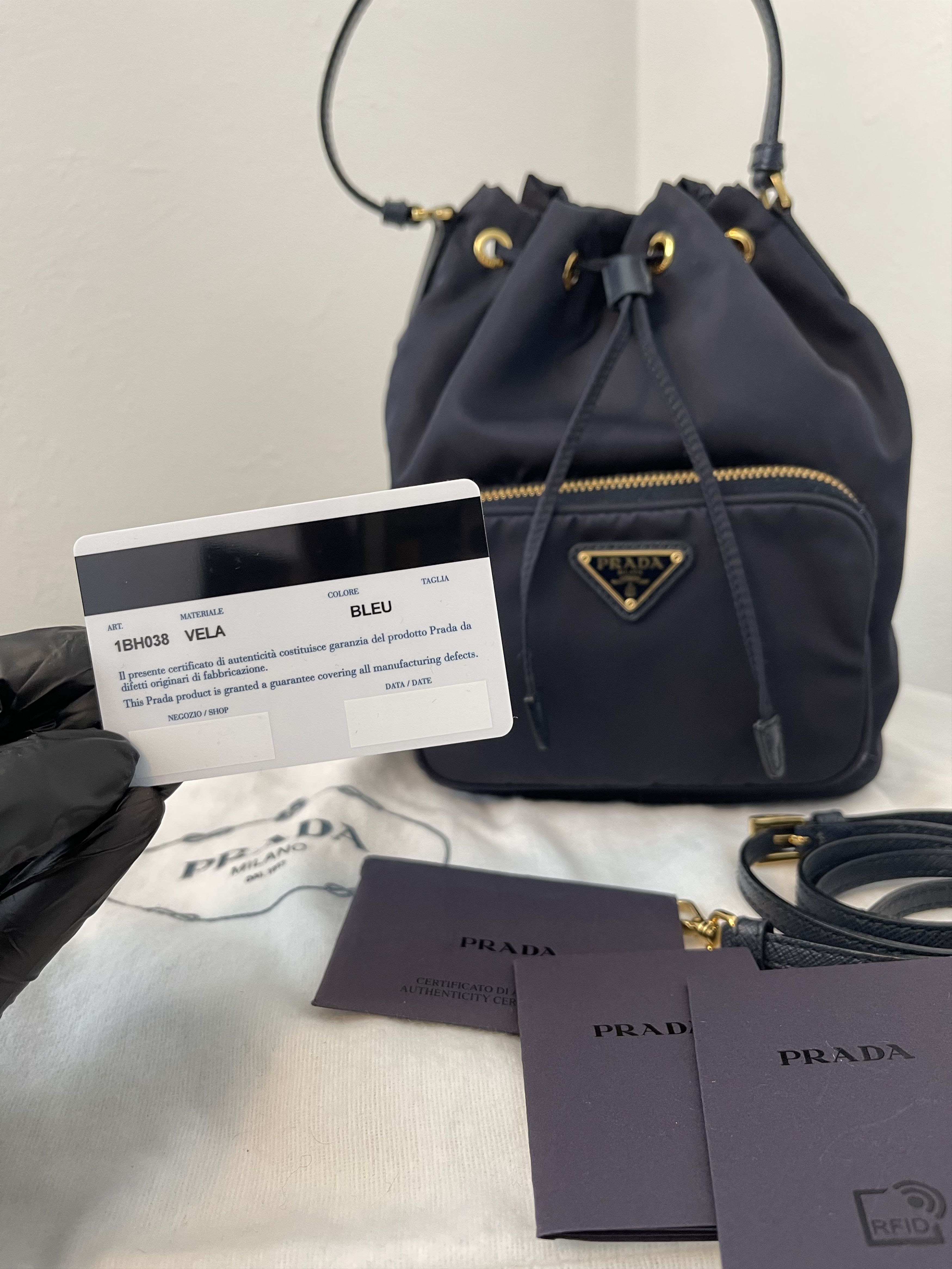 Prada duet re-nylon bucket bag Size ONE SIZE - 12 Thumbnail