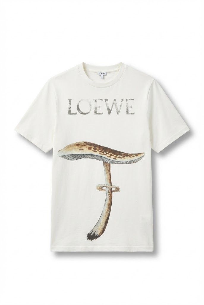 Loewe LOEWE Mushroom Graphic Tshirt Size US S / EU 44-46 / 1 - 1 Thumbnail