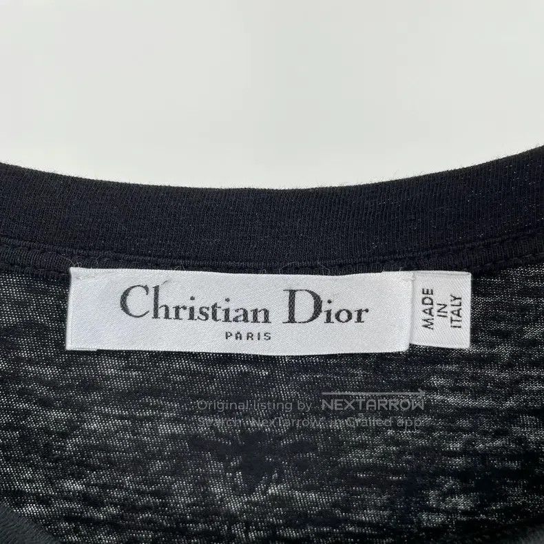 Dior Dior Black letter print T-shirt Size XS / US 0-2 / IT 36-38 - 6 Thumbnail