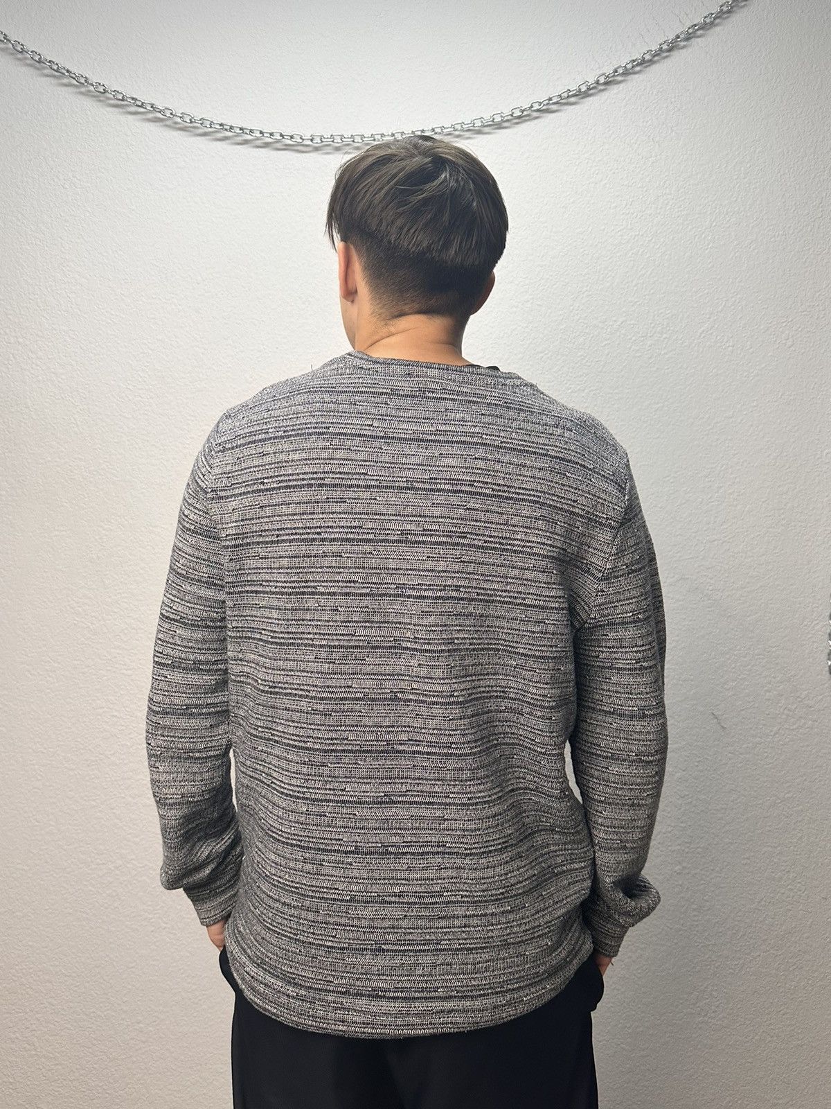 A.P.C. Vintage Avantgarde Sweater Y2K Japan Van Noten Distressed Size US XL / EU 56 / 4 - 12 Thumbnail