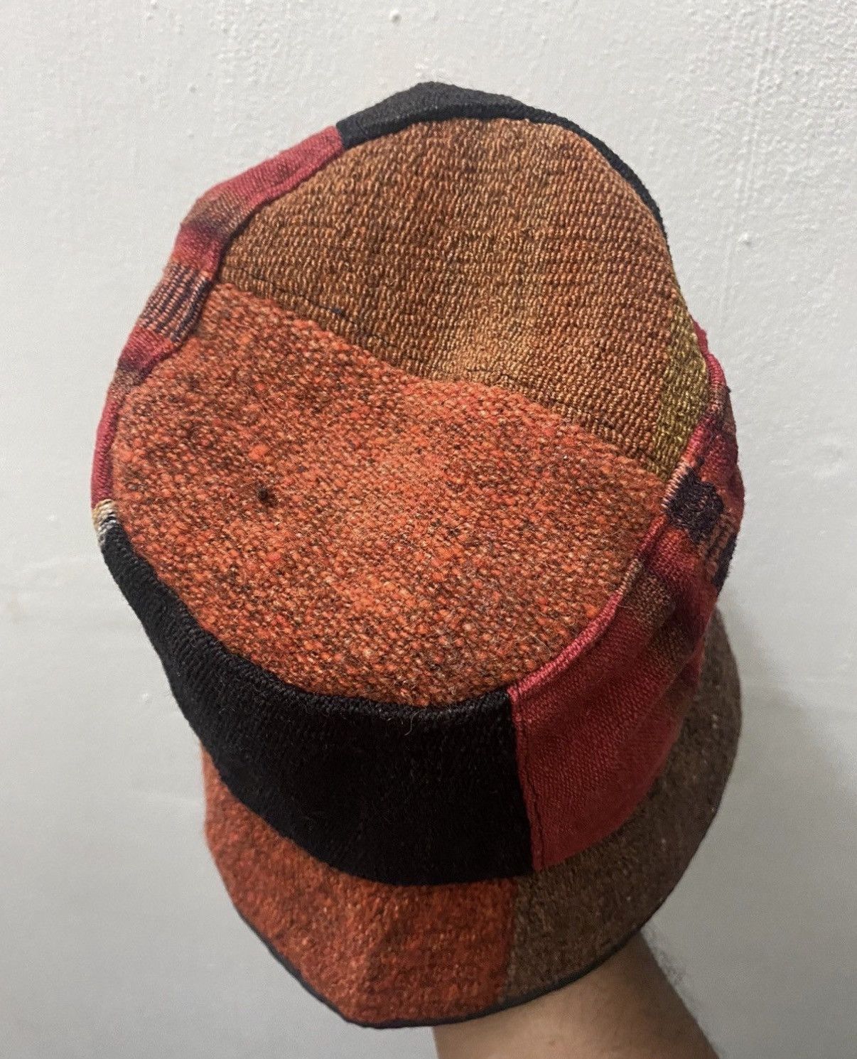 Japanese Brand VTG Patchwork Style Kapital Hat Size ONE SIZE - 4 Thumbnail