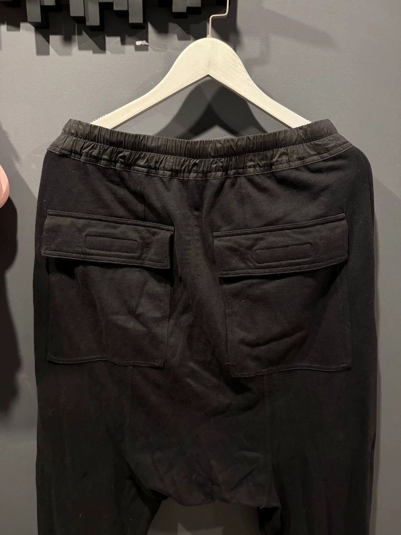 Rick Owens Black Harem Pants with Drawstring-2506 Casual Pants