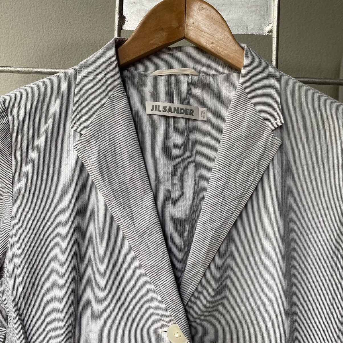 Jil Sander JIL SANDER Light Gray Blazer with Two Buttons Size M / US 6-8 / IT 42-44 - 13 Thumbnail