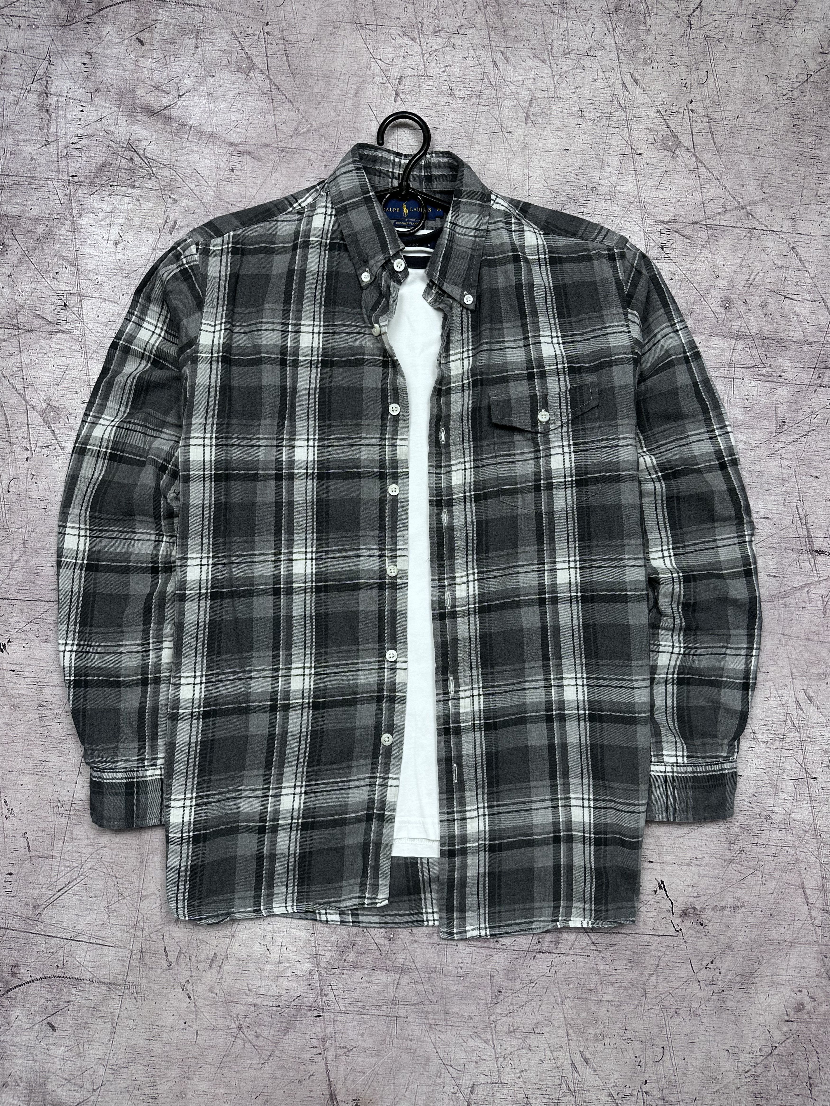 Flannel × Polo Ralph Lauren × Vintage Polo Ralph Lauren Vintage Mens Flannel Plaid Shirt Size US M / EU 48-50 / 2 - 1 Thumbnail