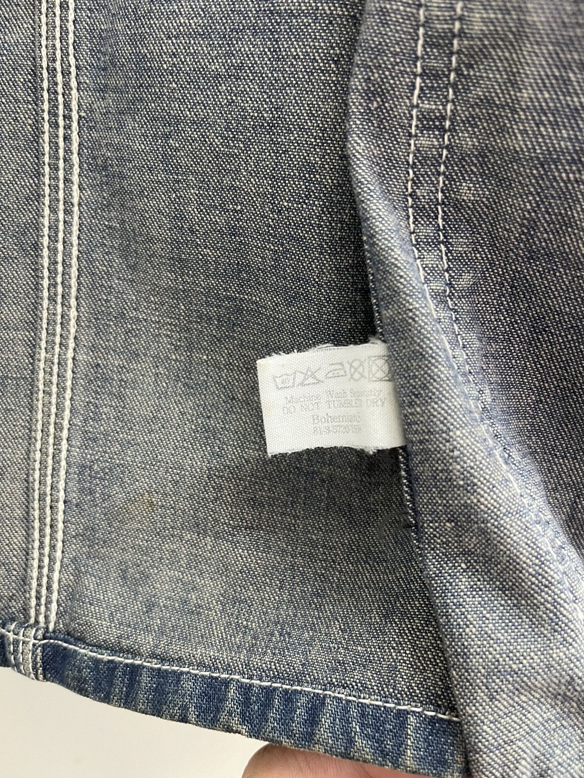 Japanese Brand Bohemian's Deeptone Denim Jacket Size US S / EU 44-46 / 1 - 17 Thumbnail