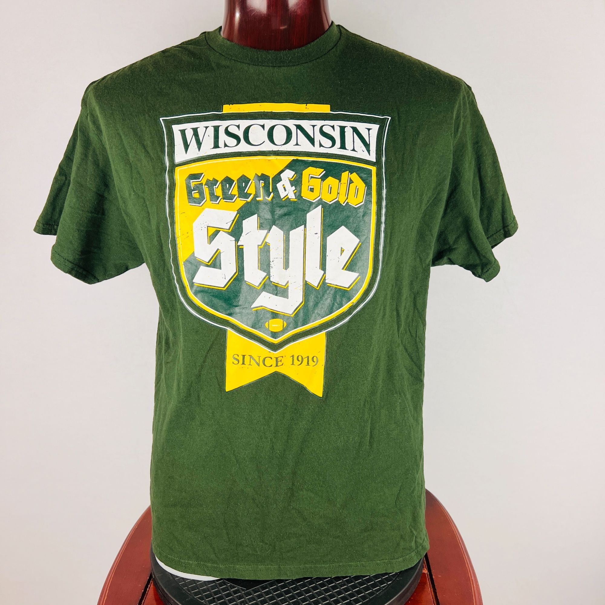 Other Green & Gold Style Wisconsin XL T-Shirt Green Bay Packers Sh Size US XL / EU 56 / 4 - 1 Thumbnail