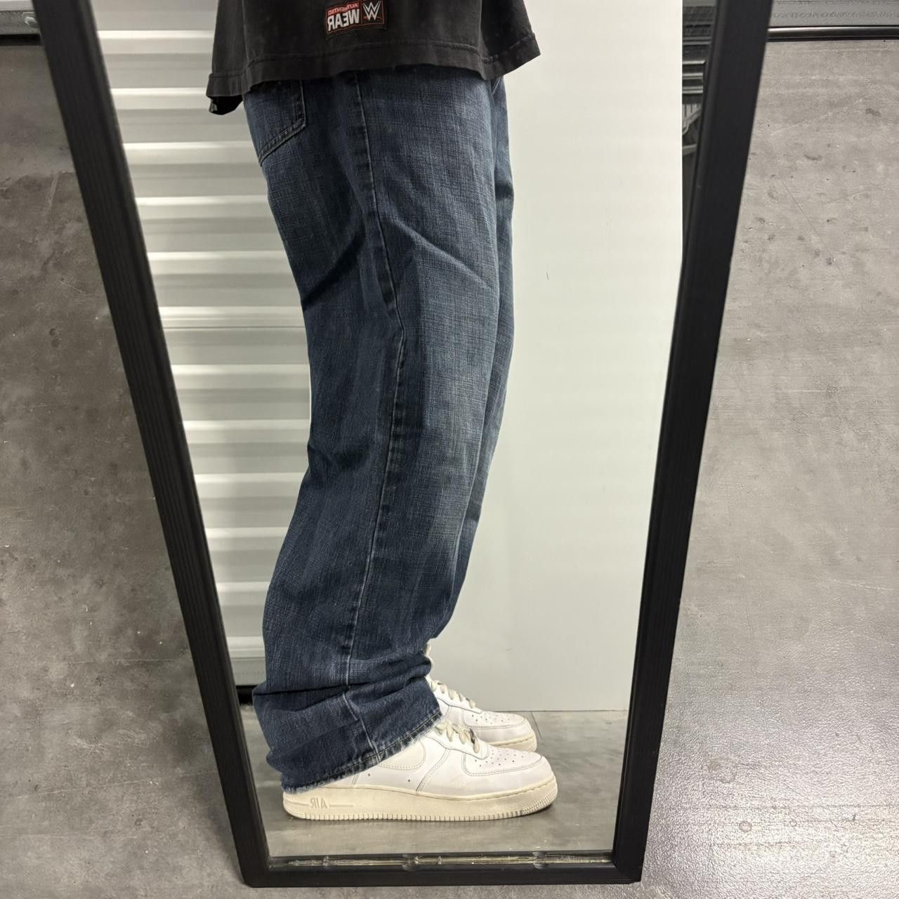 Vintage Crazy Vintage Y2K/2000s Baggy Streetwear Dark Blue Wash Denim Jeans! Size US 36 / EU 52 - 2 Thumbnail