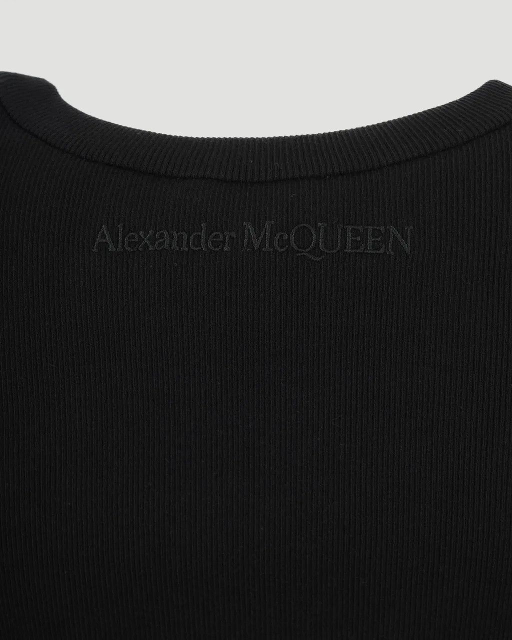 Alexander McQueen o1srvl11e0326 Sleeveless Tank Top in Black Size M / US 6-8 / IT 42-44 - 3 Thumbnail