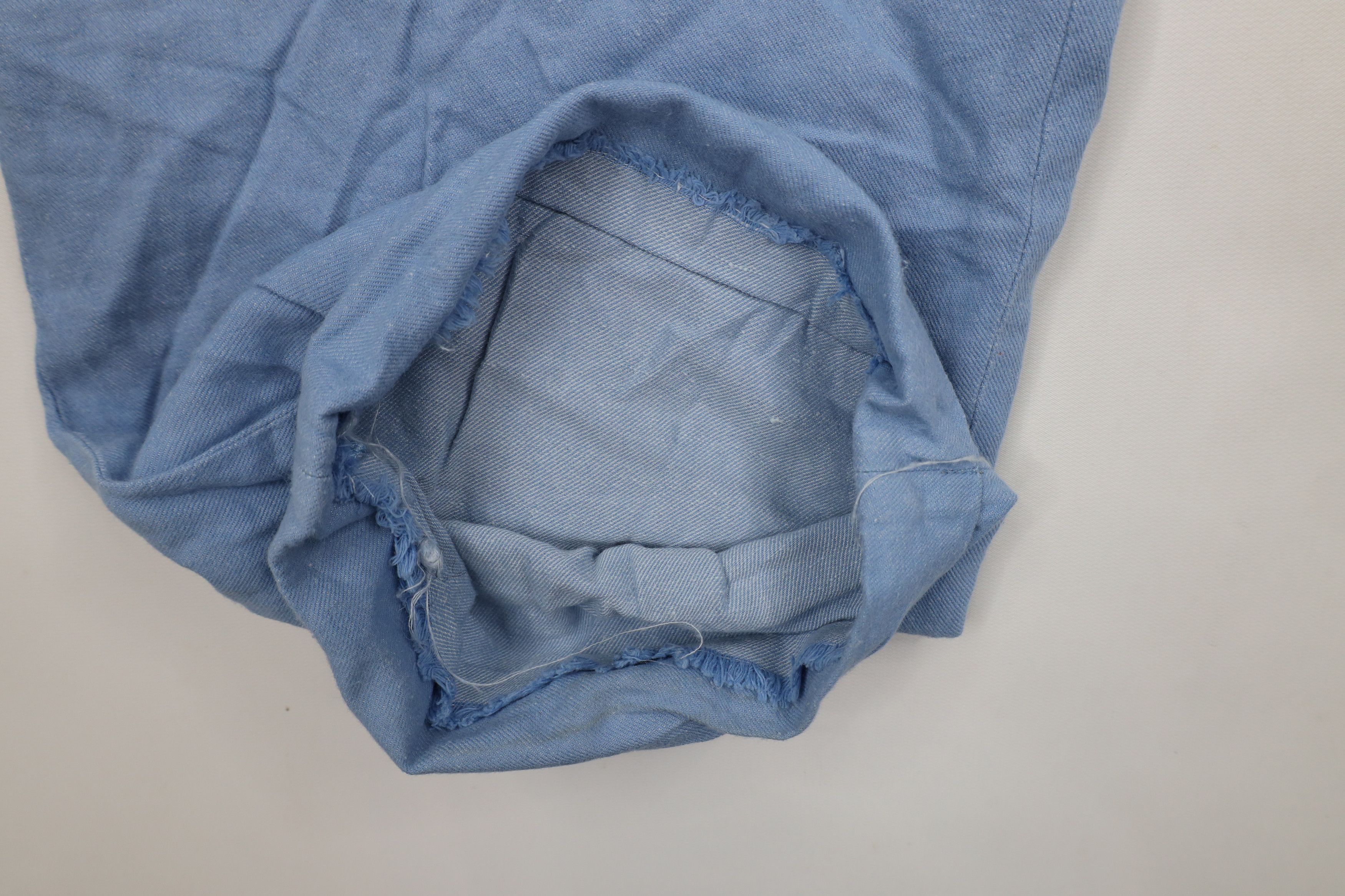Vintage Vintage 70s Streetwear Pleated Linen Wide Leg Chinos Pants Size US 35 - 6 Thumbnail