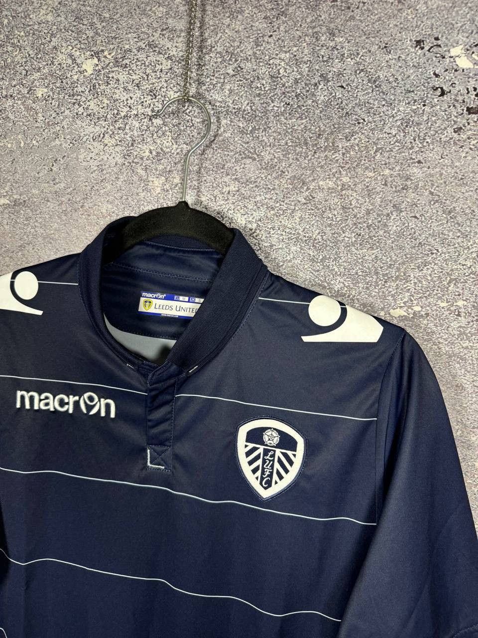 Macron Vintage Leeds United 2014/15 Away Macron Soccer Jersey Size US M / EU 48-50 / 2 - 5 Thumbnail