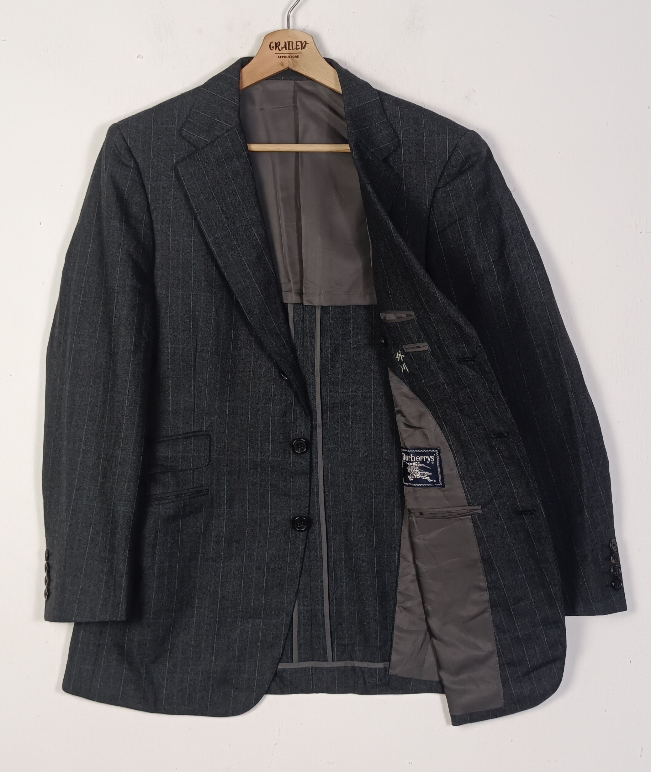 Burberry Vintage🔥 Burberry Coat Blazer Jacket Size US S / EU 44-46 / 1 - 1 Thumbnail