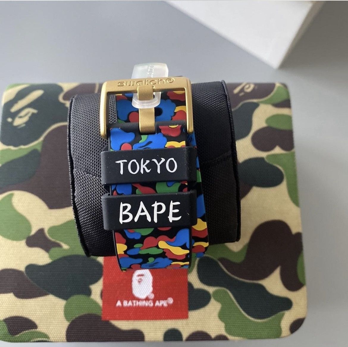 Bape Bape x Swatch BAPE x Swatch BIG BOLD Tokyo Edition Size ONE SIZE - 3 Thumbnail