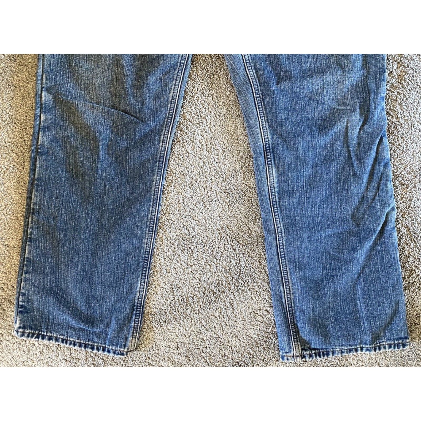 Carhartt Carhartt Jeans Women 16x32 Pants Regular 16 Flannel Plaid Lined Blue RN14806 WB022 ADT Jeans Women Size 38" / US 16 / IT 52 - 5 Thumbnail